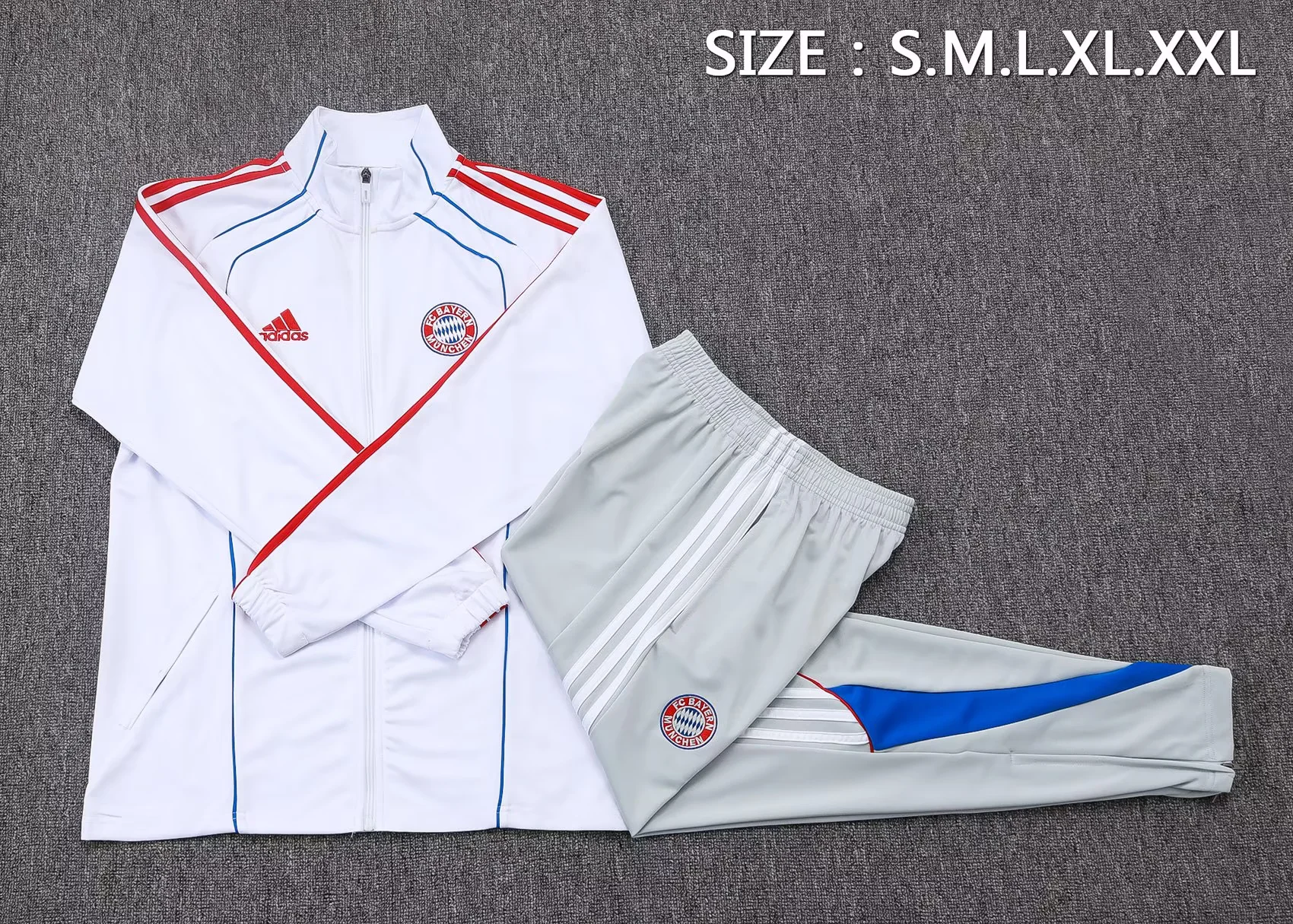 Adult/ Kids Bayern Full Zipper Training Suit A2551