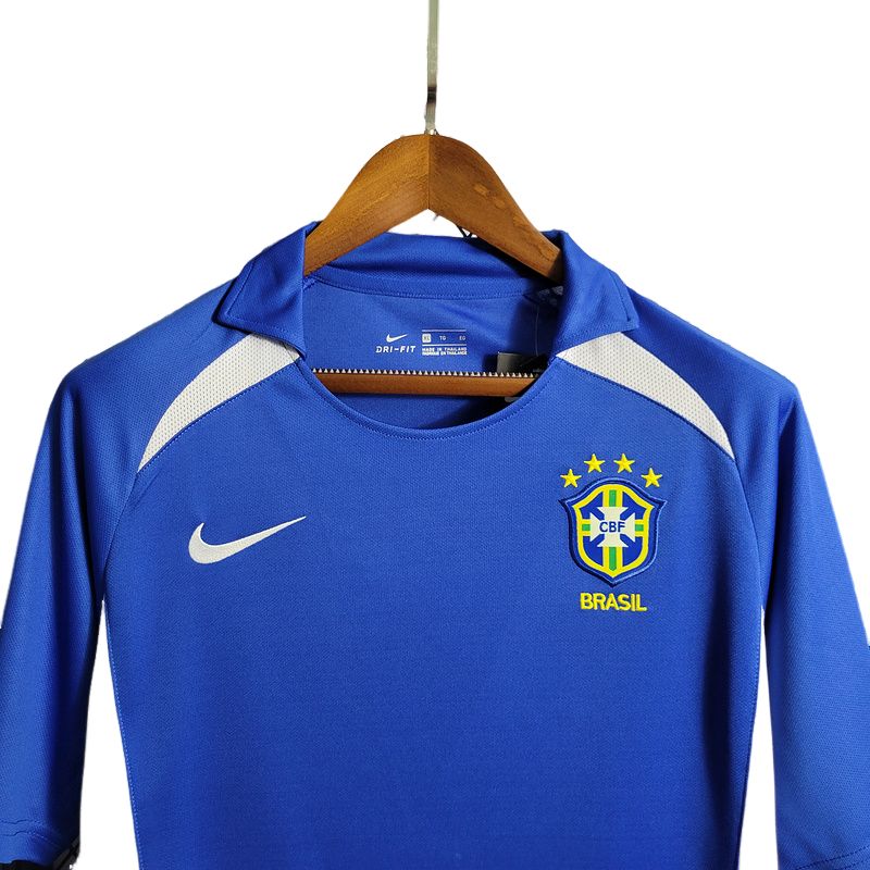 Retro  Brazil 2002 Away Blue