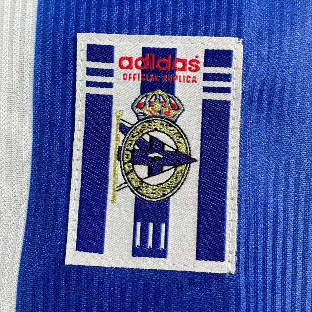 Retro Deportivo La Coruna 1999/2000 Home Long Sleeves