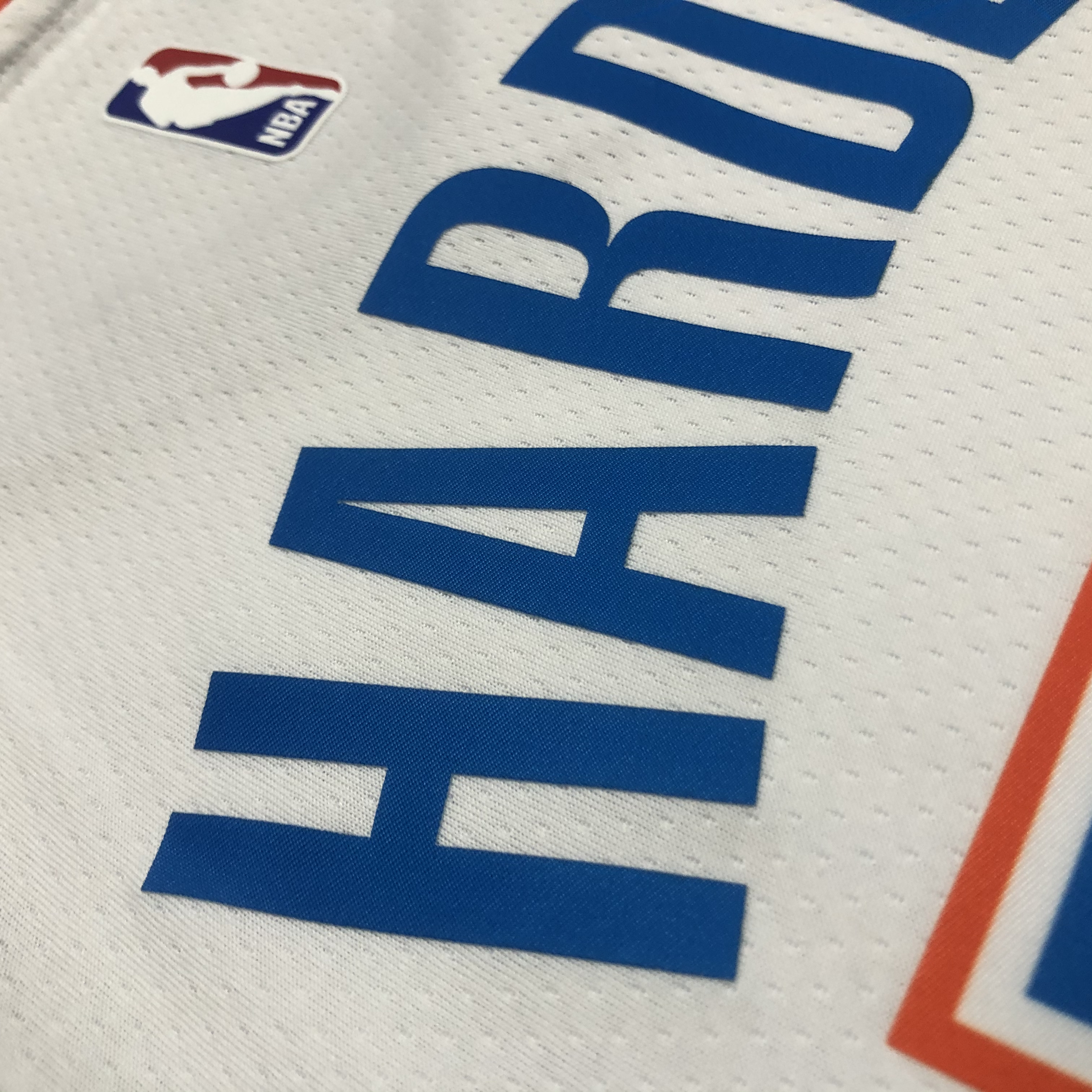 Oklahoma City Thunder White  No.13 Harden