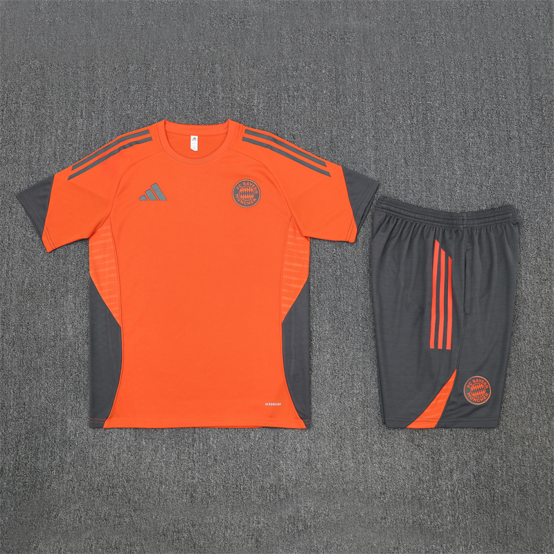 Adult/ Kids Bayern Munchen 25/26 Short Sleeves Training suit Orange