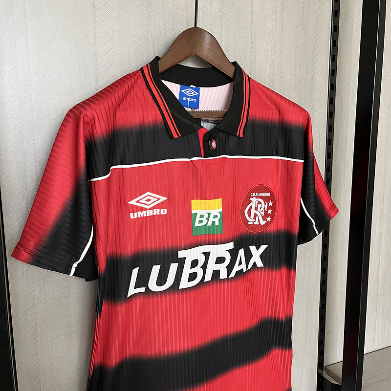 Retro  1997  Flamengo Home Red