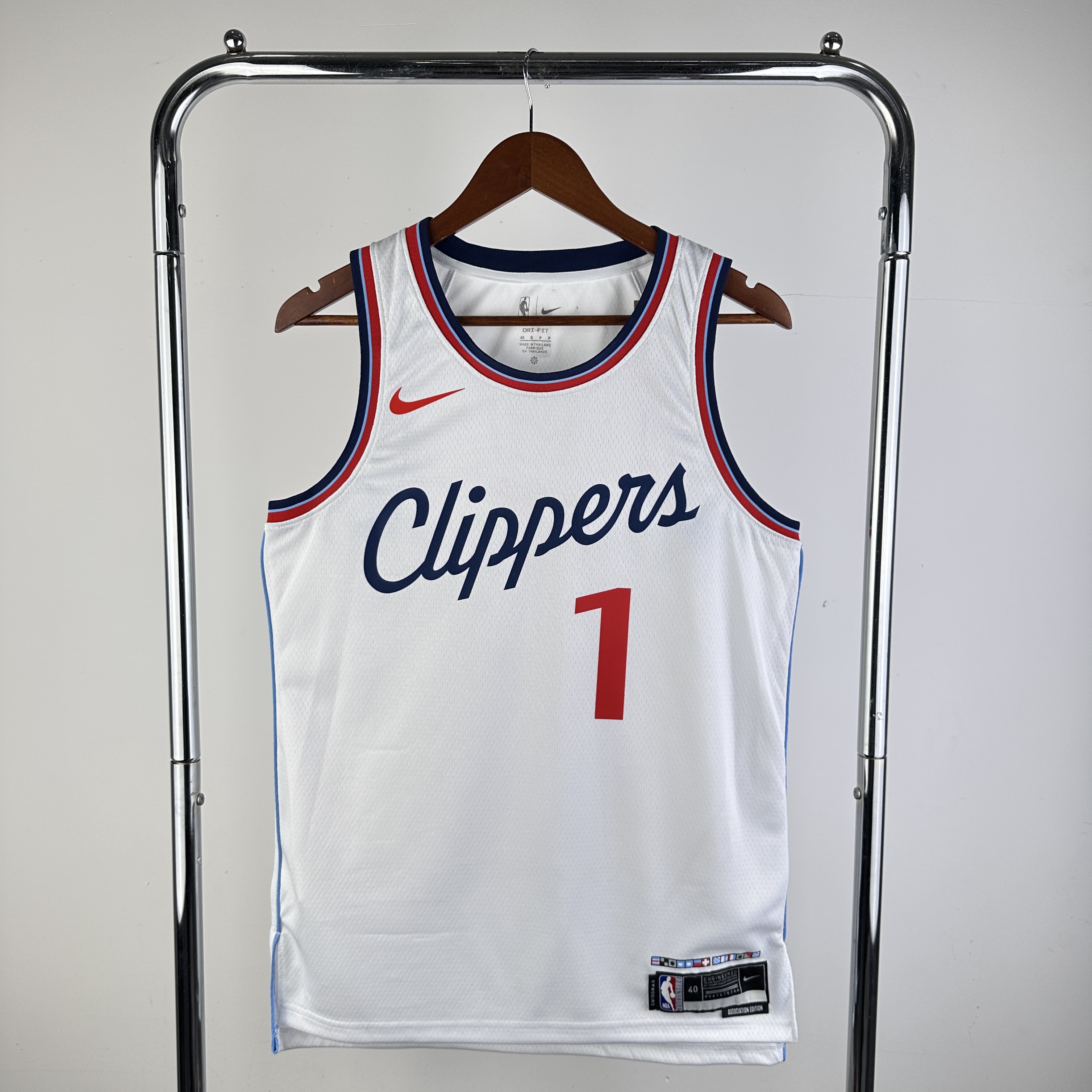 24/25 Season Los Angeles Clippers Home White  No.1 Harden
