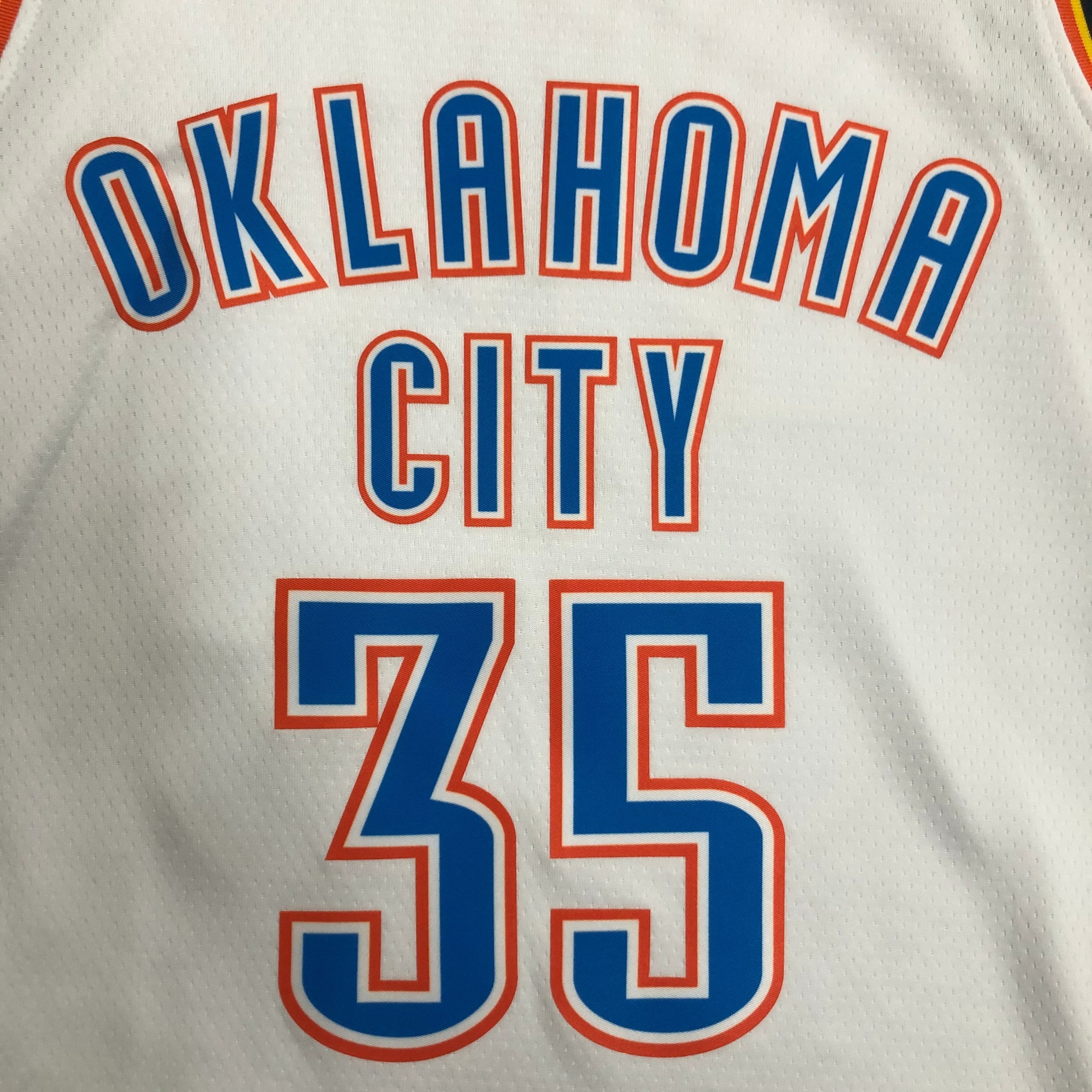 Oklahoma City Thunder White  No.35 Durant