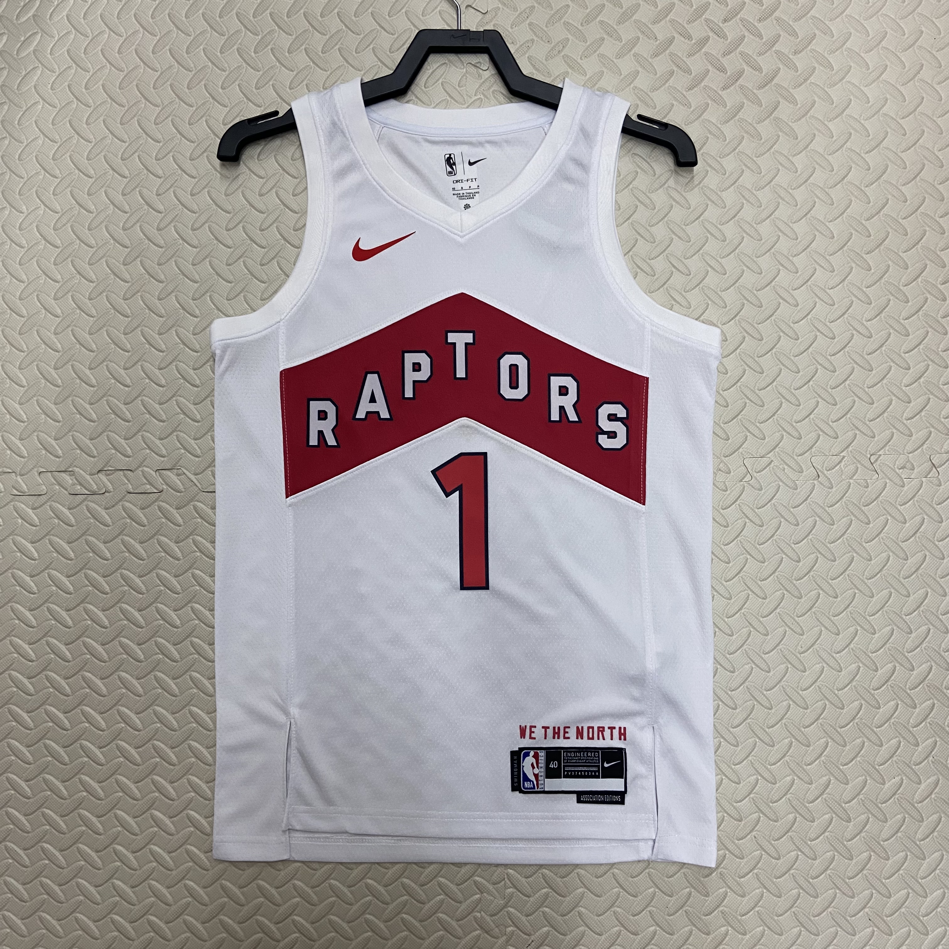 23 Season Toronto Raptors Home White  No.1 McGRADY