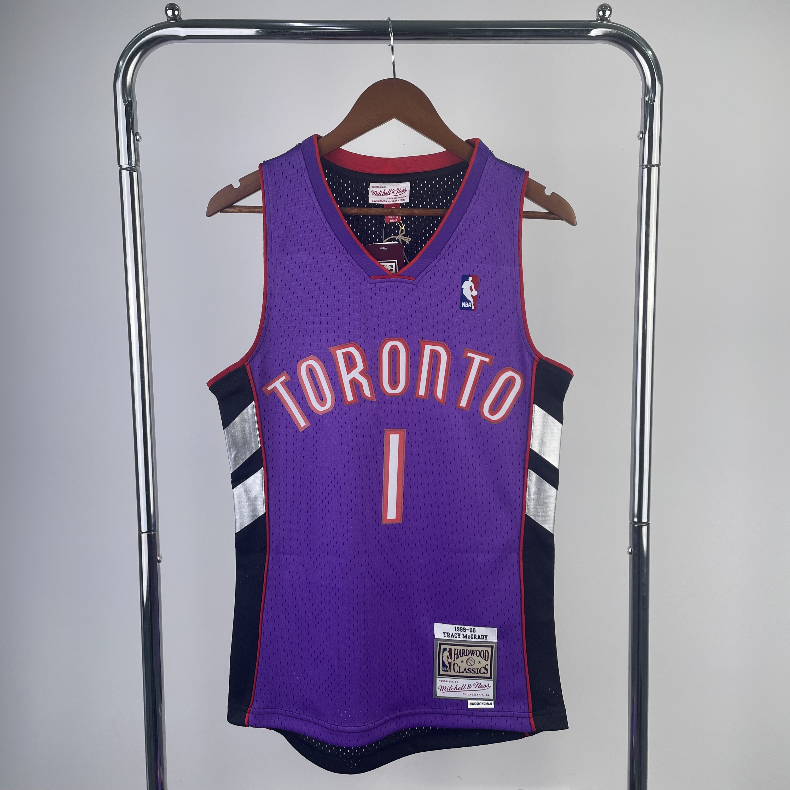 MN Heat Pressed Vintage : SW Toronto Raptors 00 Season No.1 McGRADY