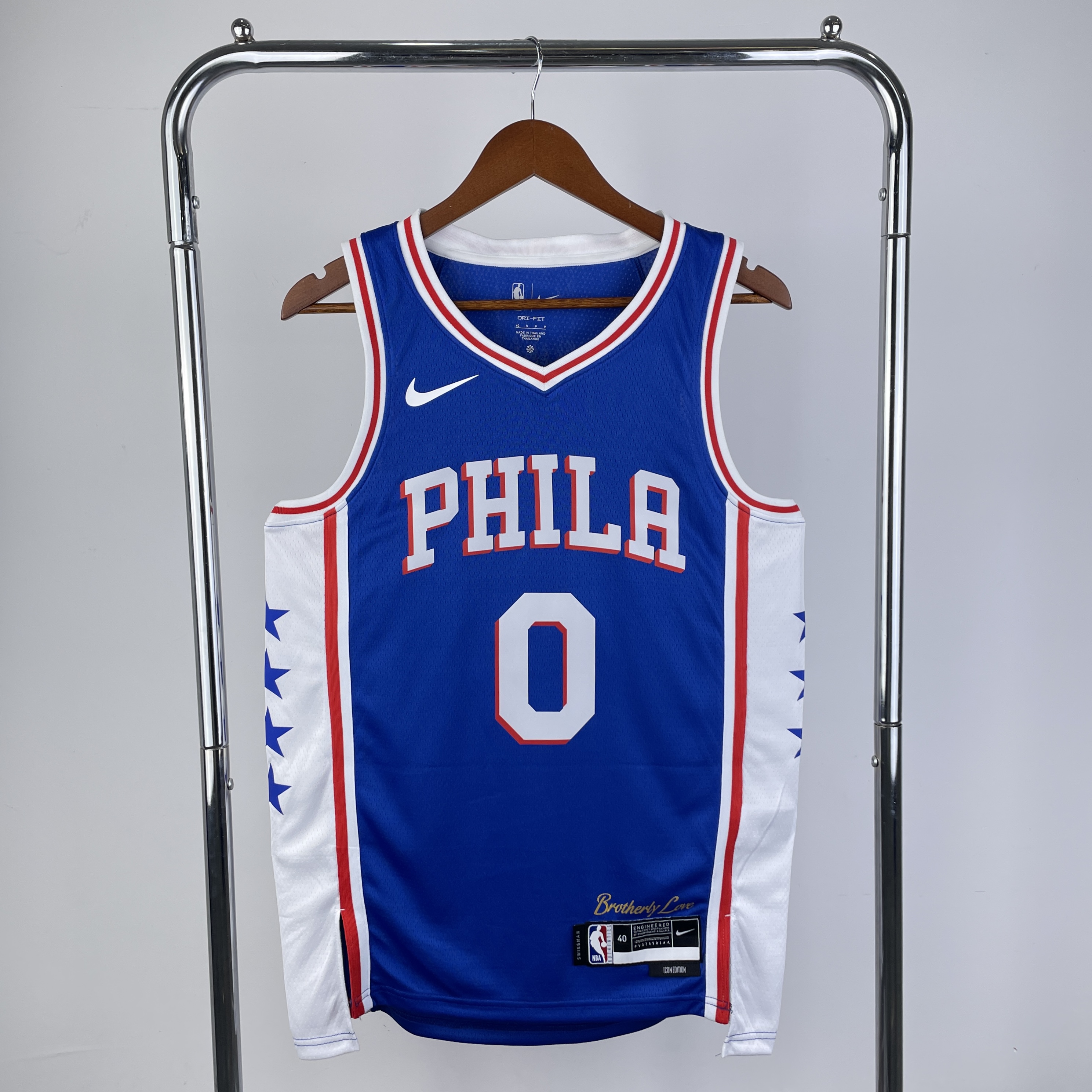 23 Season Philadelphia 76ers Blue V  #0