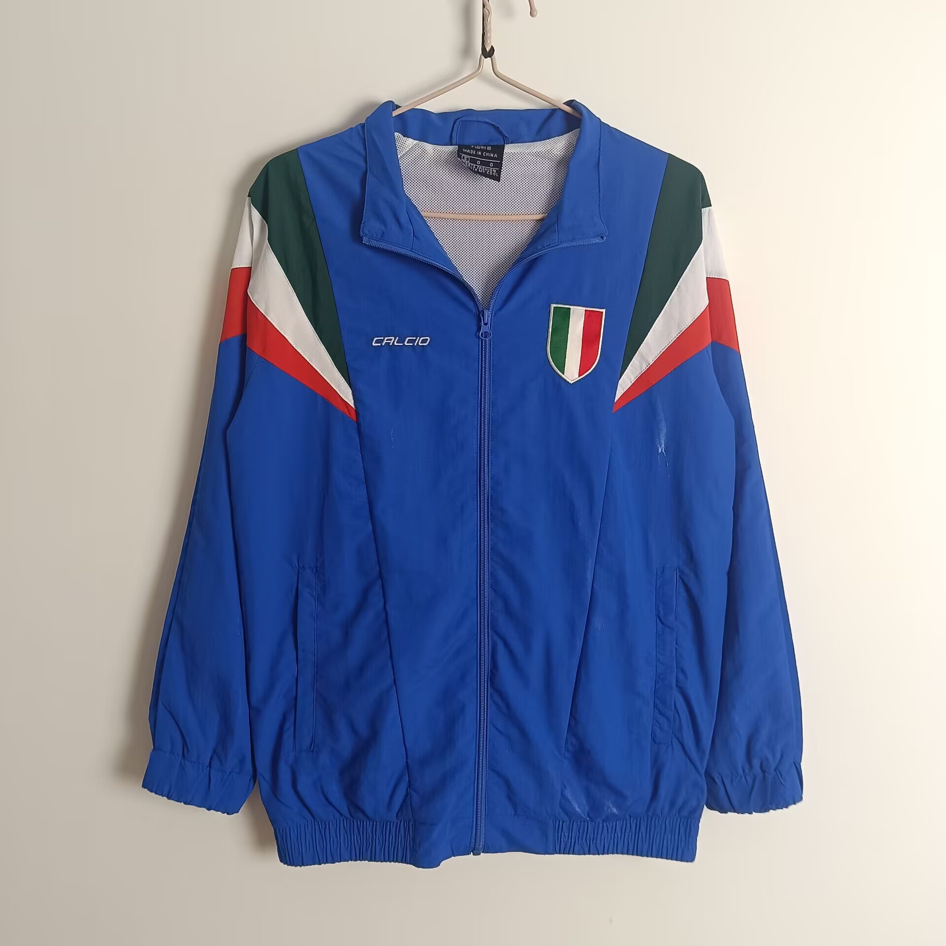 Italy Blue windbreaker