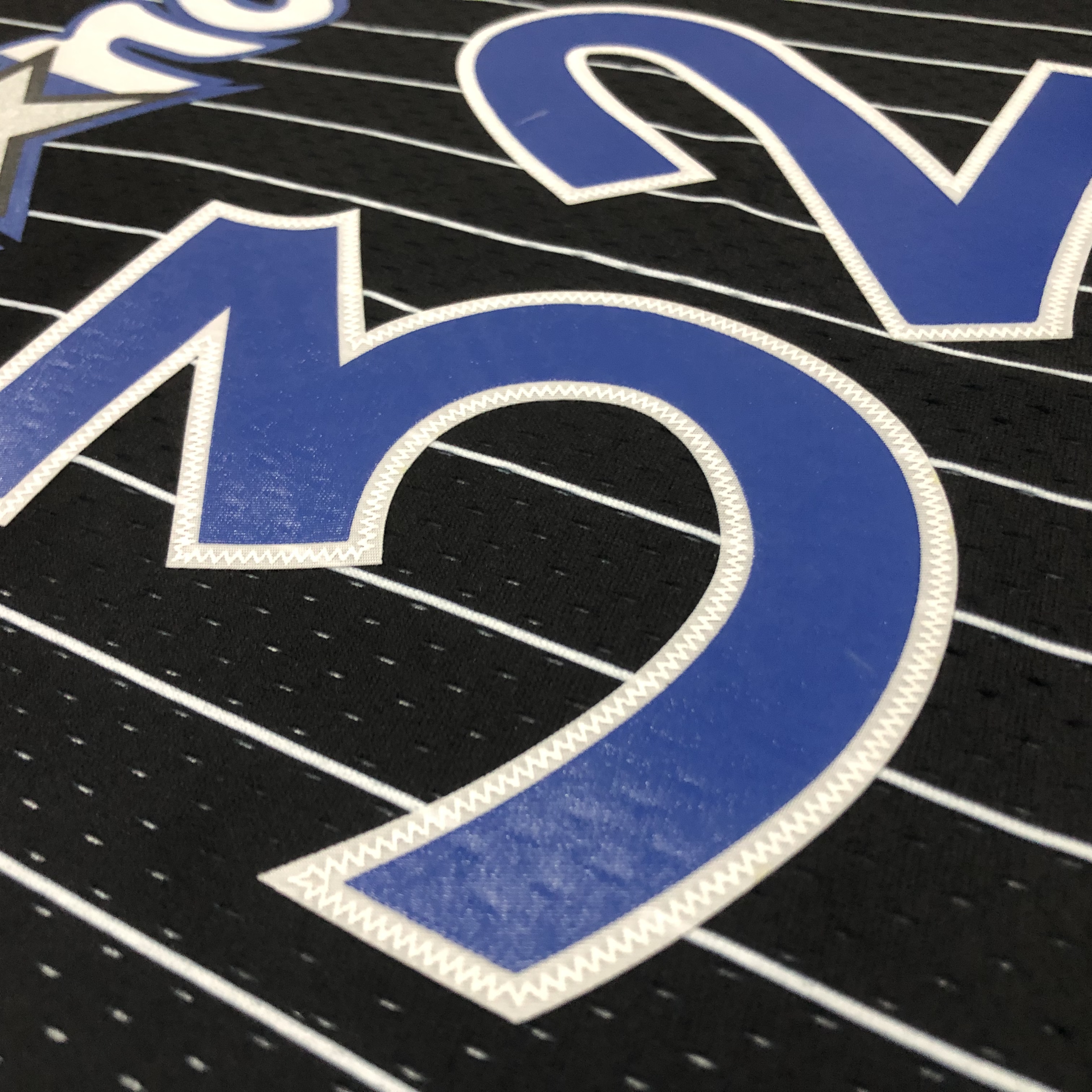 MN Heat Press Retro: ORLANDO MAGIC Black No.32