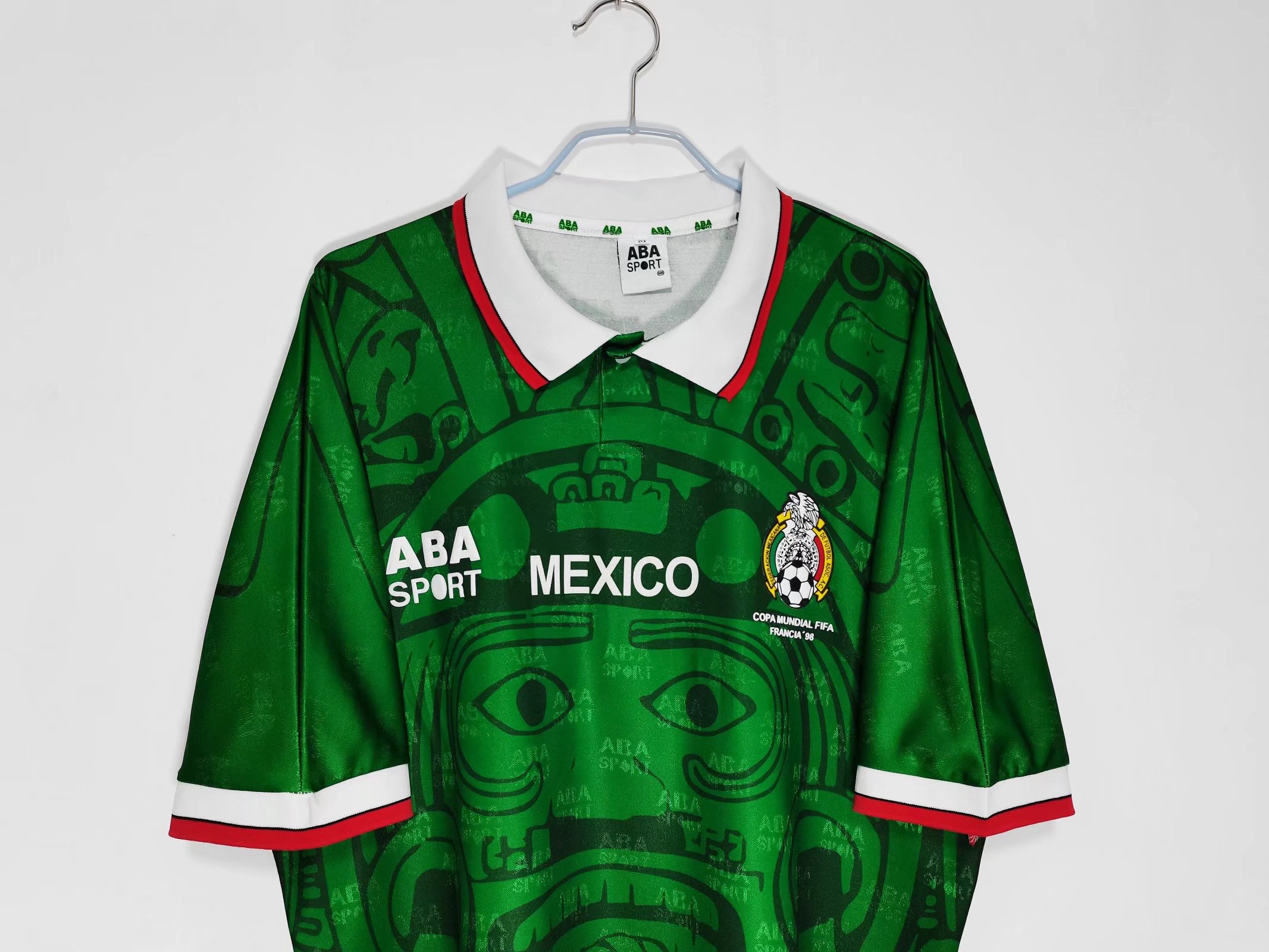 Retro  Mexico 1998 Home Jersey S-3XL
