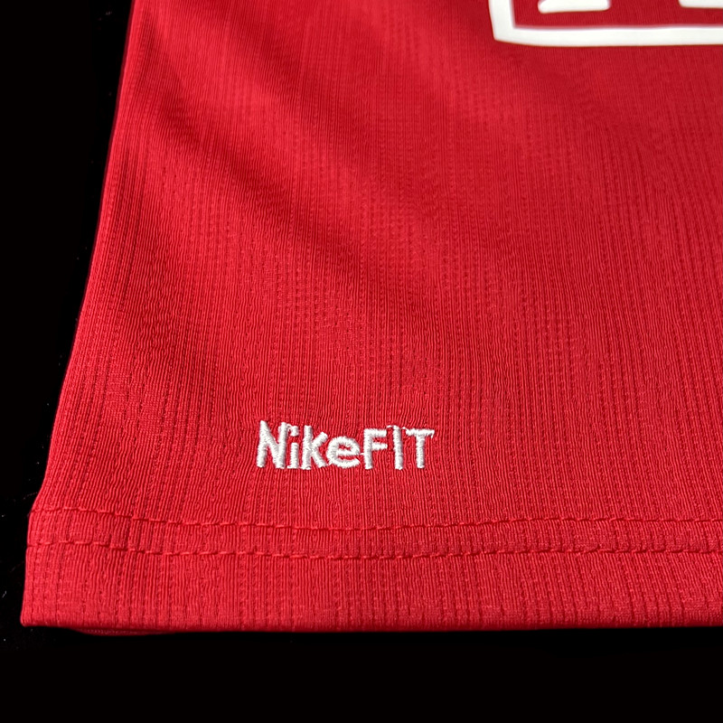 Kids Retro Manchester United 2007/08 Home Red