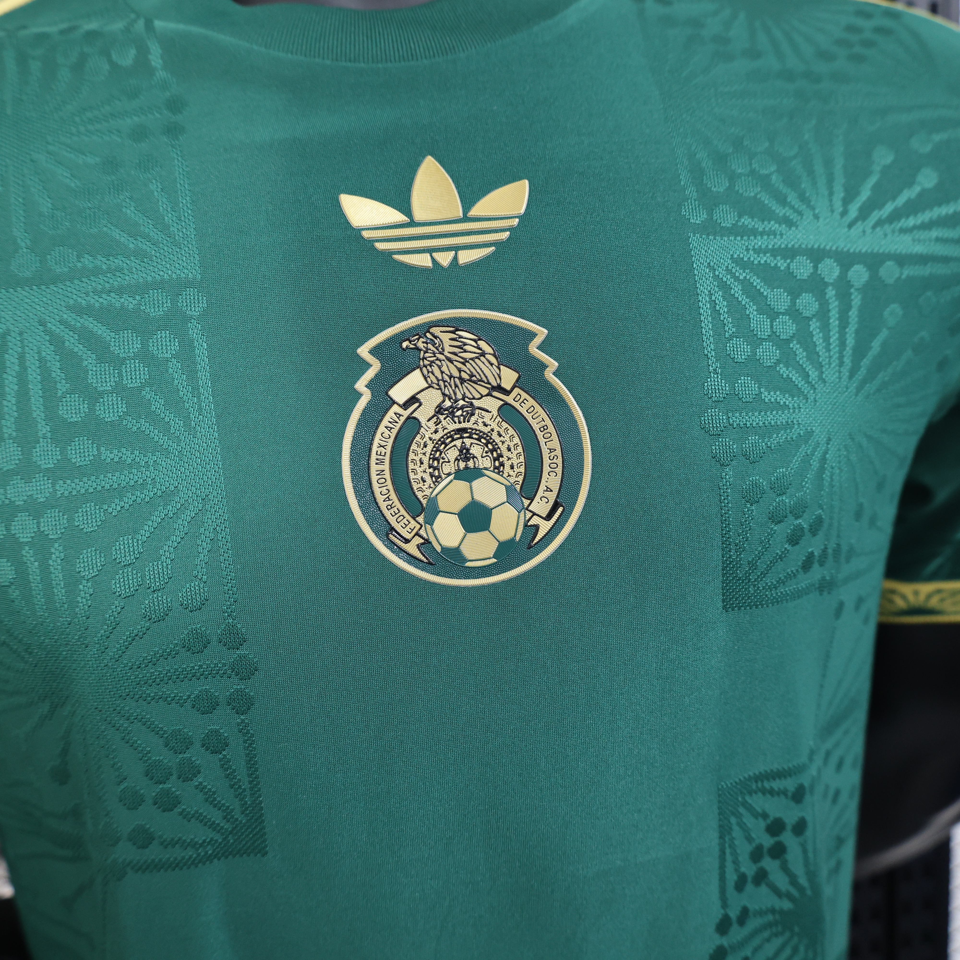 Player Version Mexico 25/26 Gold Cup Green  Long Sleeves S-XXL