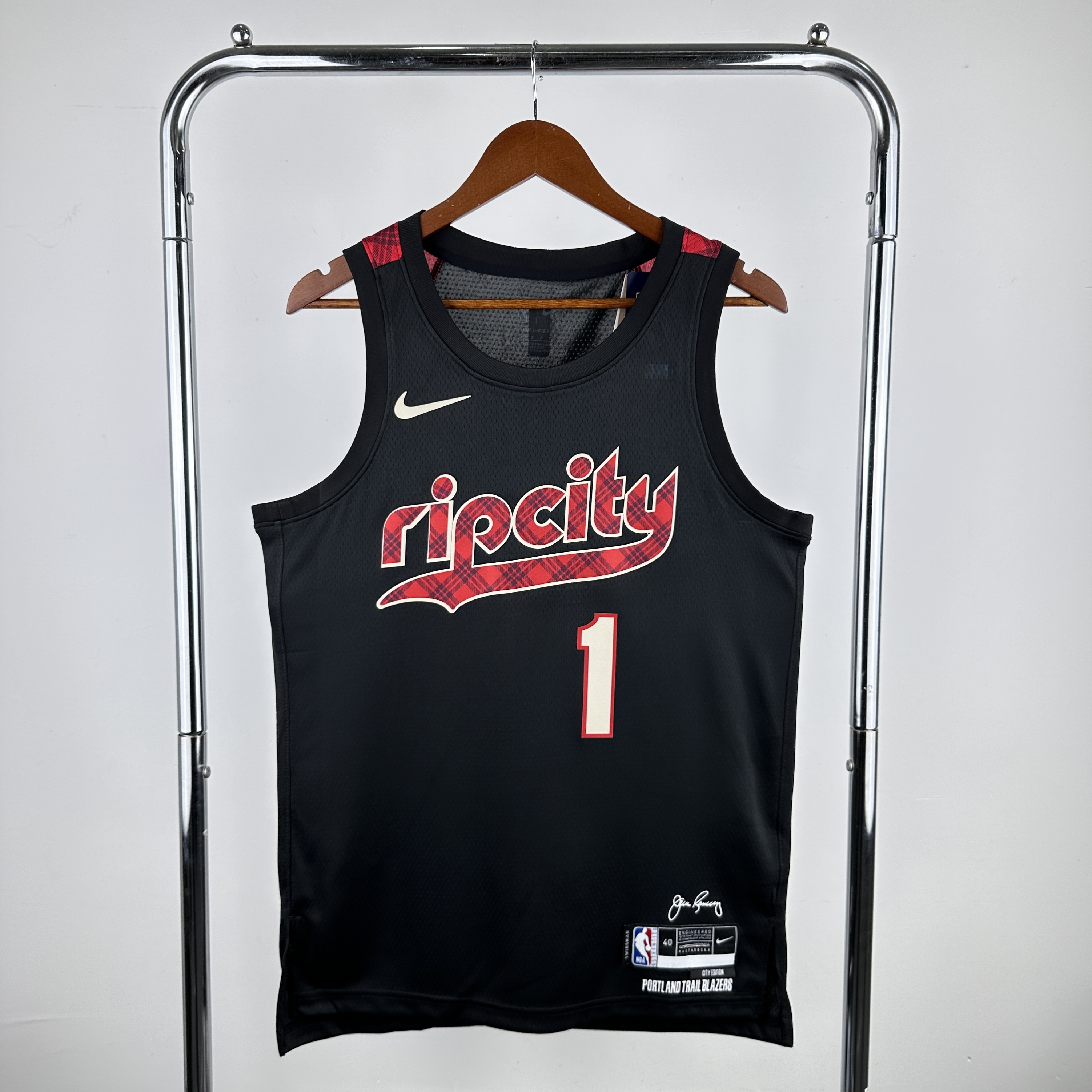 24 Season Portland Trail Blazers City Edition No.1 Simmons