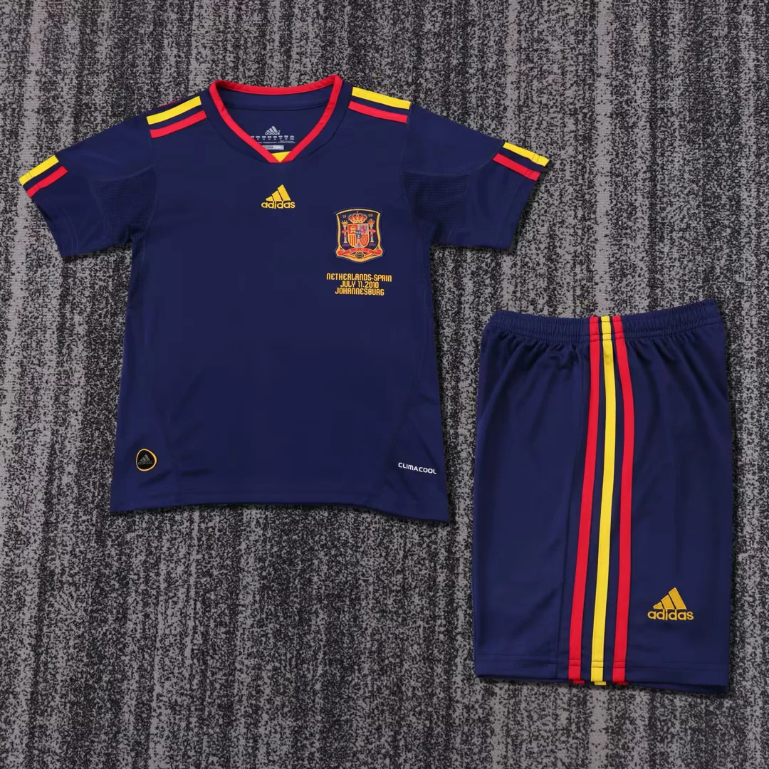 Kids Retro Kit Spain 2010 Away