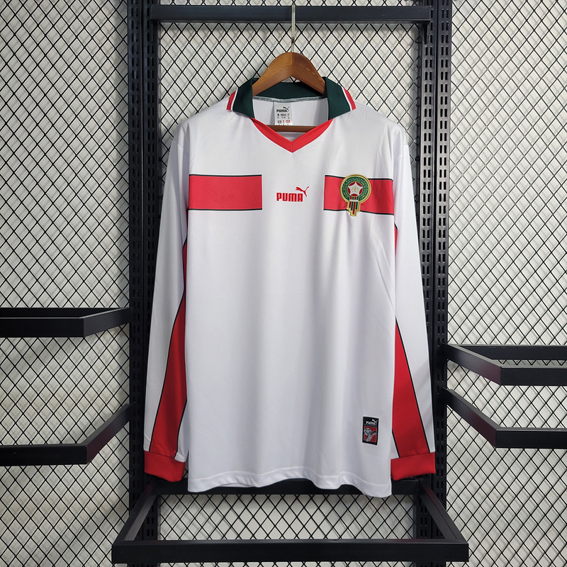 Retro Morocco 1998 Away Long Sleeves S-XXL