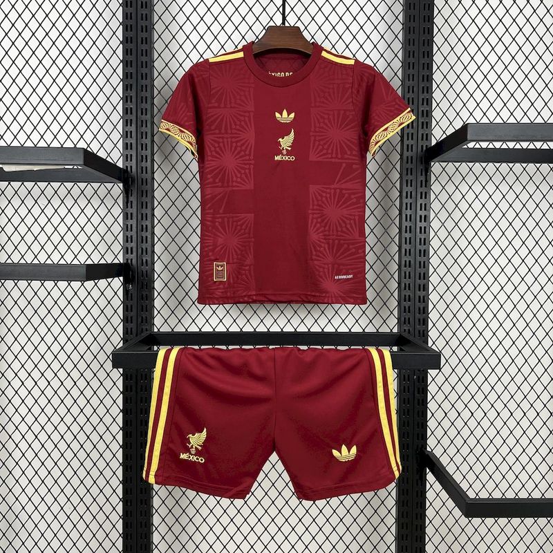 Kids Mexico 25/26 Gold Cup Kit Red 16-28