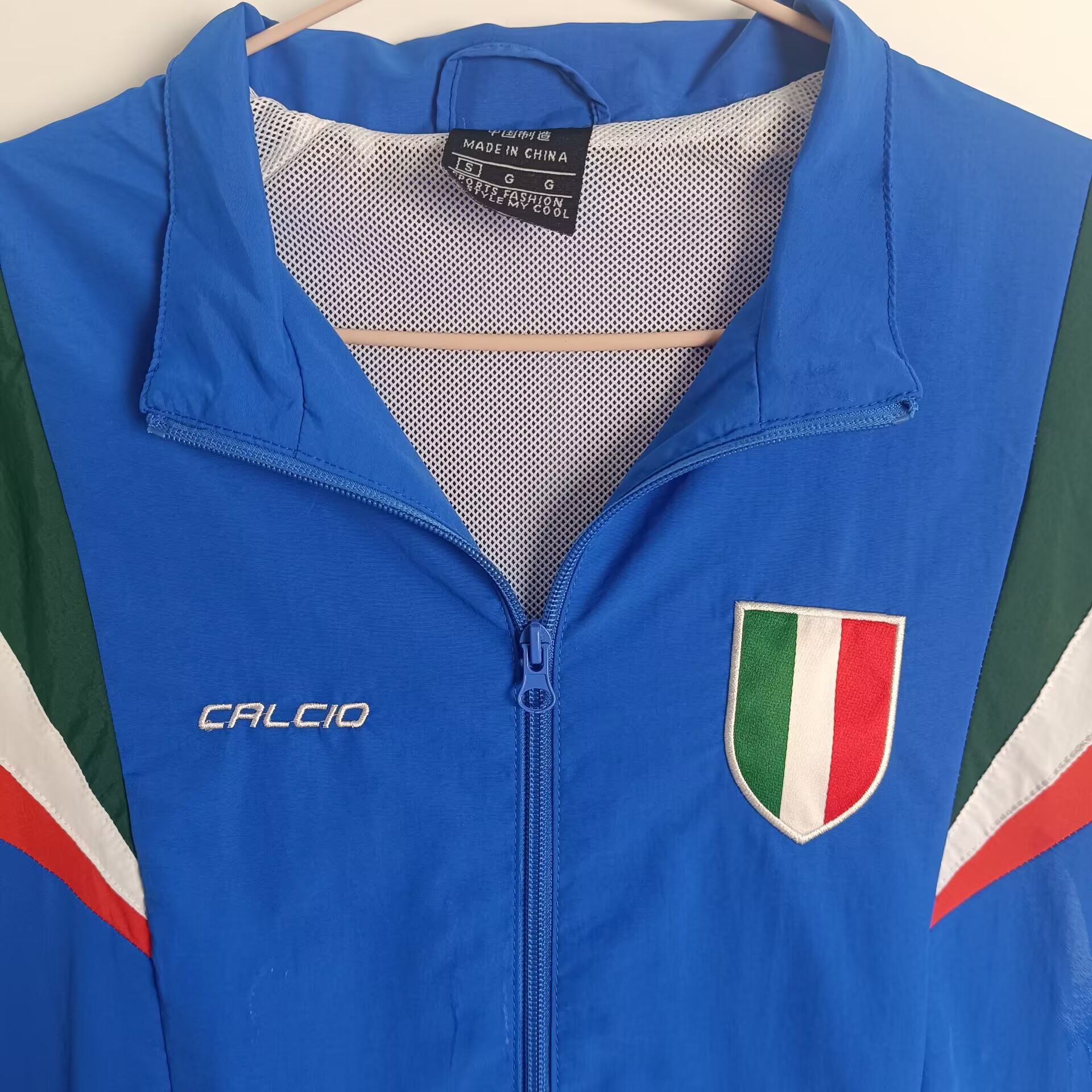 Italy Blue windbreaker