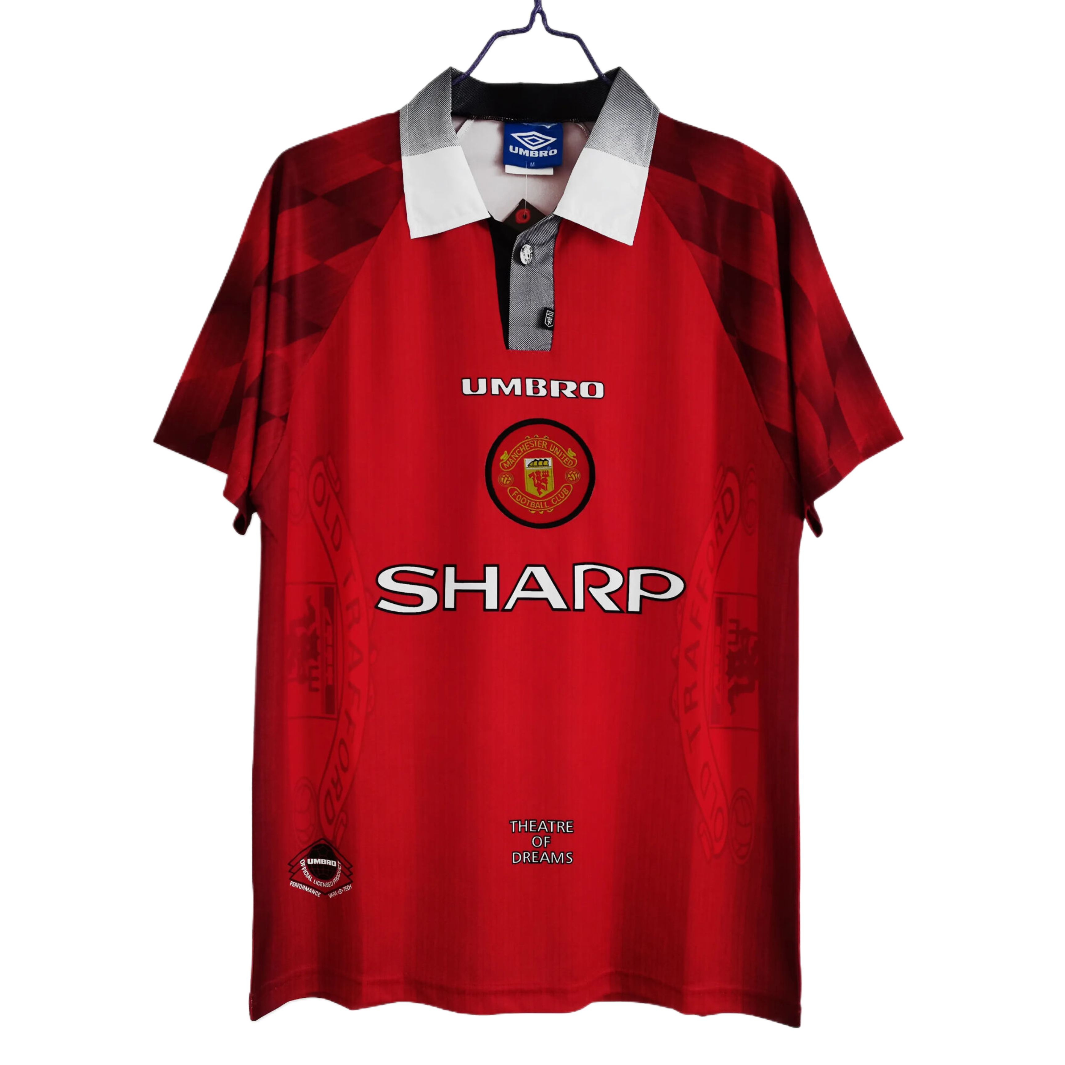 Retro Manchester United 96/97 Home-Vermelho