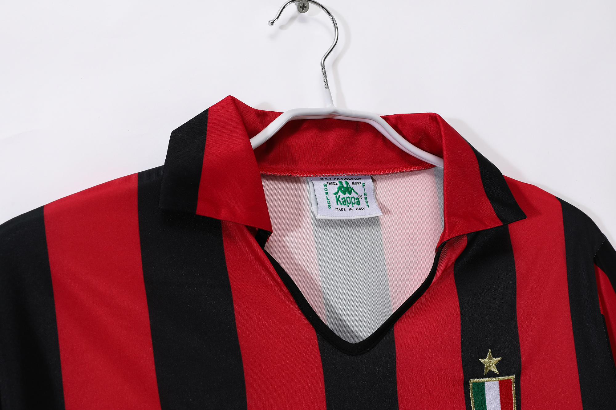Retro 88/89 AC Milan Home Long Sleeve