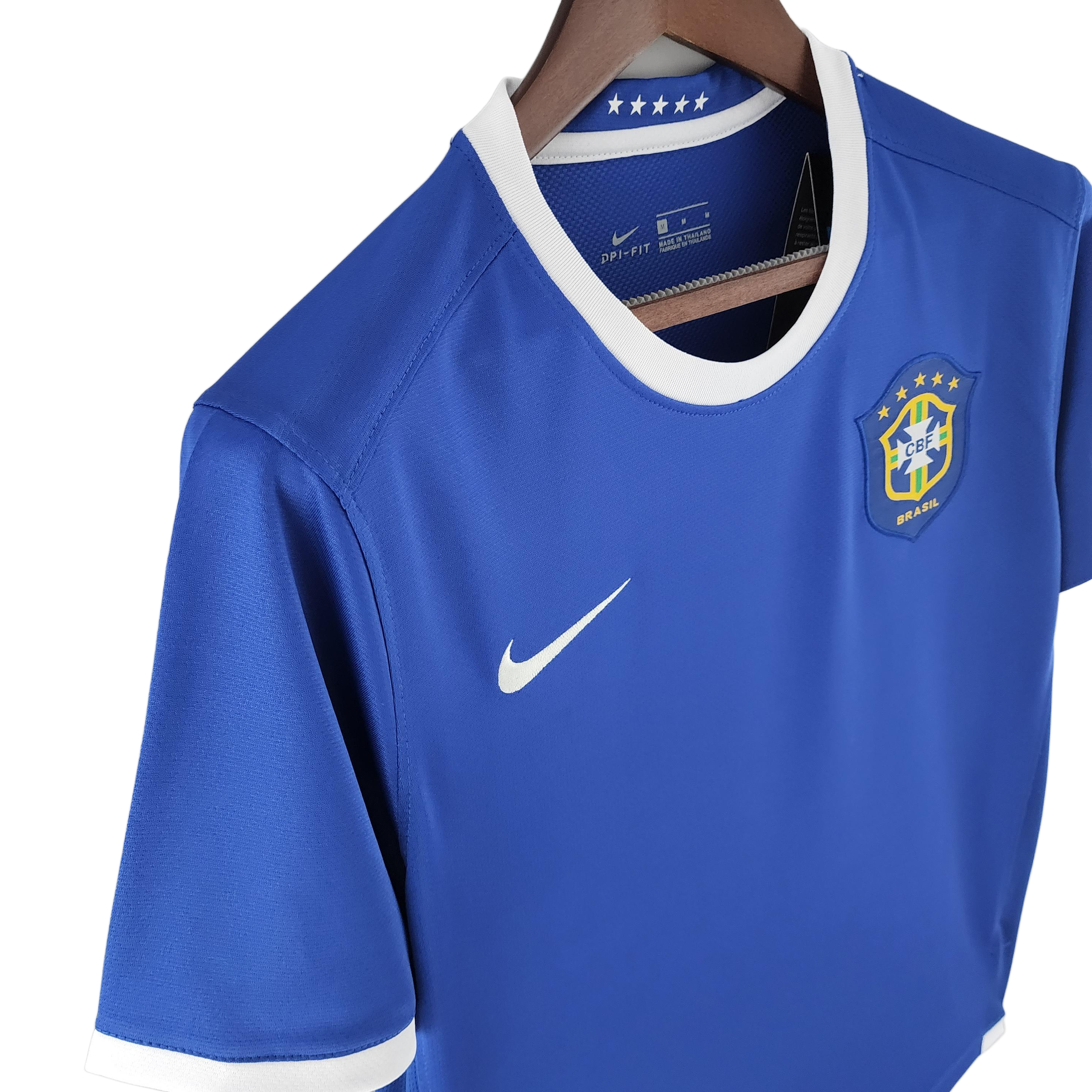 Retro  Brazil 2006 Away Blue