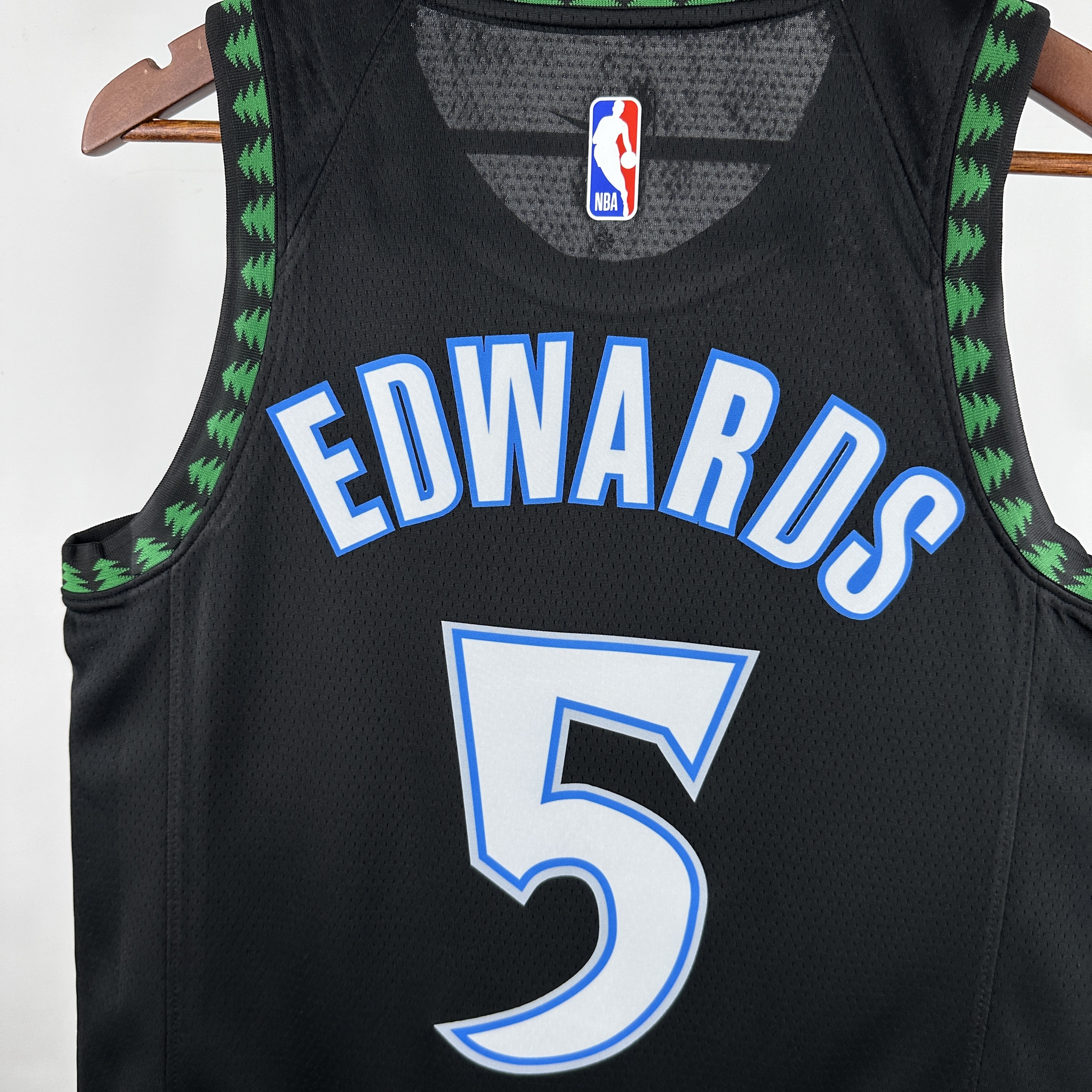 18 Season MINNESOTA TIMBERWOLVES BLACK  NO.5 EDWARDS