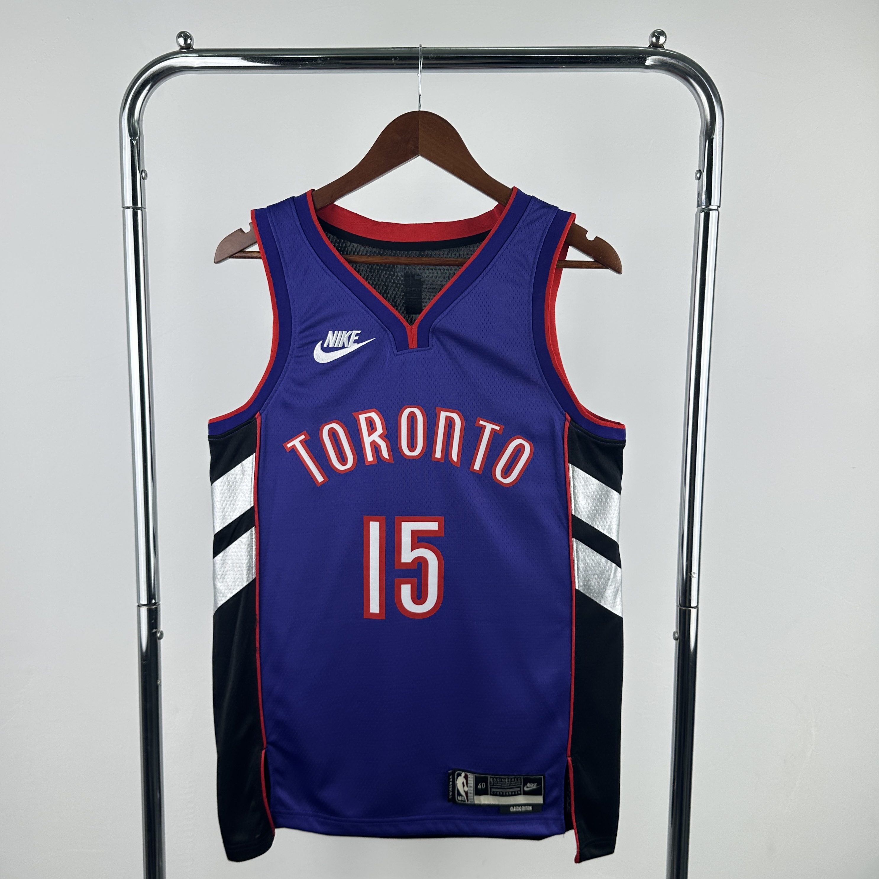 25 Season Toronto Raptors Purple  No.15 Carter