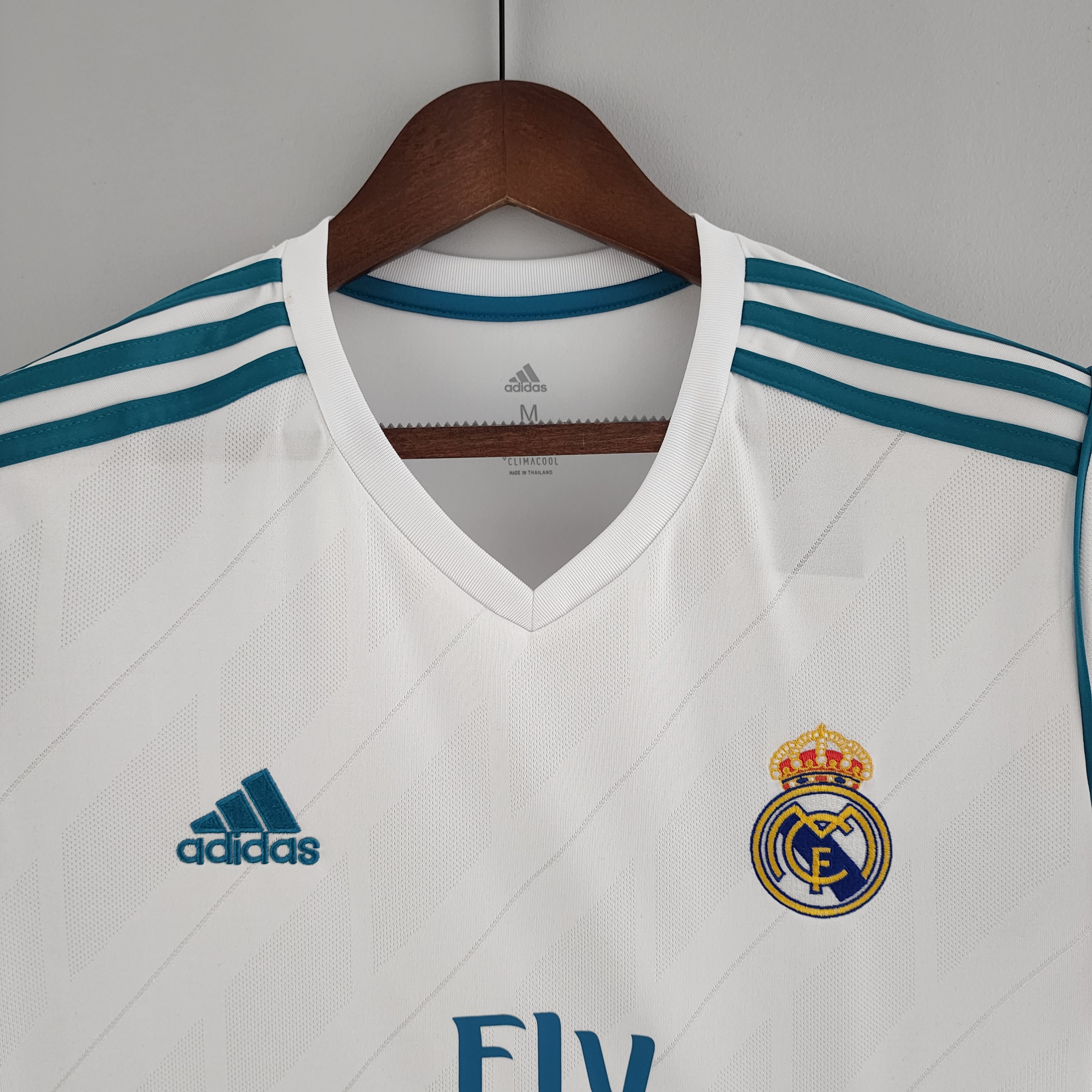 Retro  Real Mαdrid 17/18 Home White