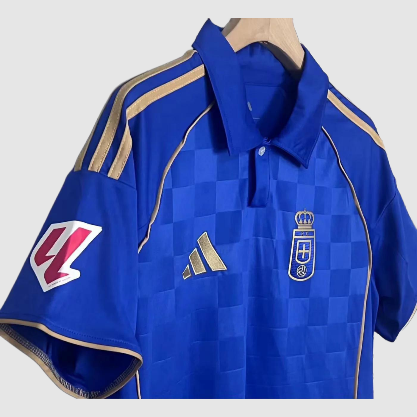 Real Oviedo 25/26 Home With Laliga Patch S-4XL