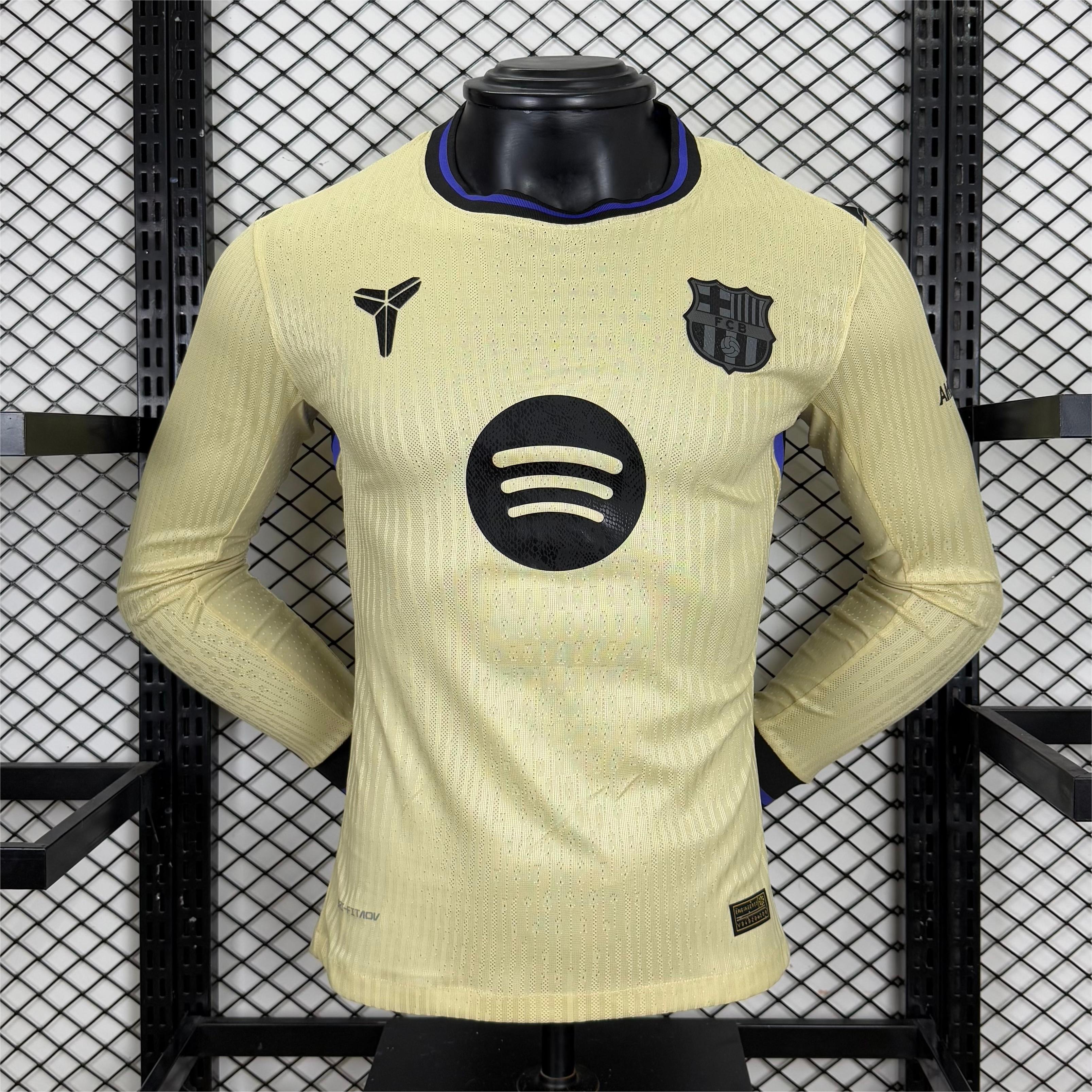 Player Version Barcelona 25/26 Away Long Sleeves S-3XL