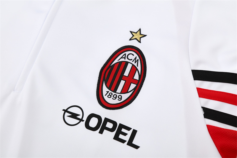 AC Milan 03/04 half zipper Training White