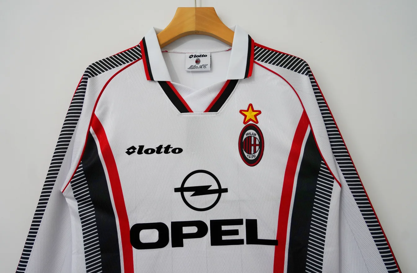 Retro 97/98 AC Milan Away Long Sleeves S-XXL