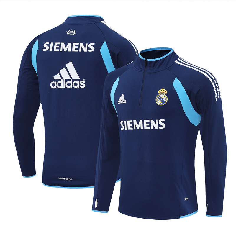 Real Madrid 05/06 half zipper Training Dark Blue