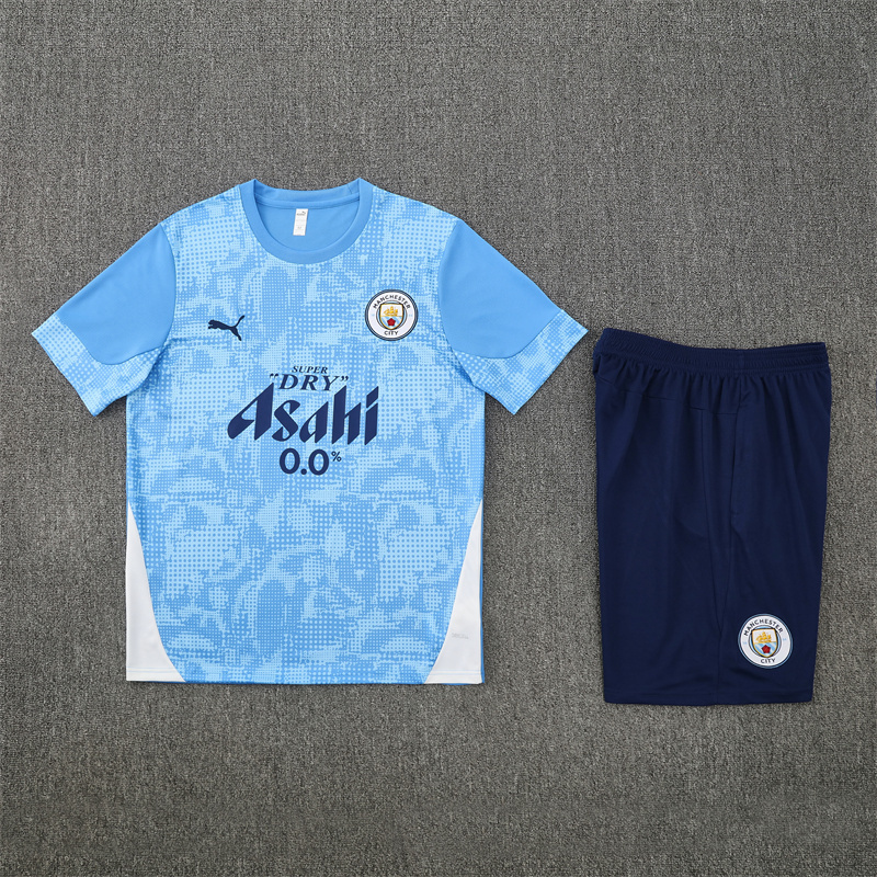 Short Sleeves Man City Training Suit