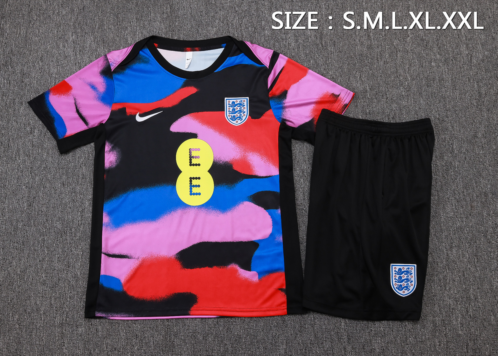 Short Sleeves England 25/26 Training Suit D25132