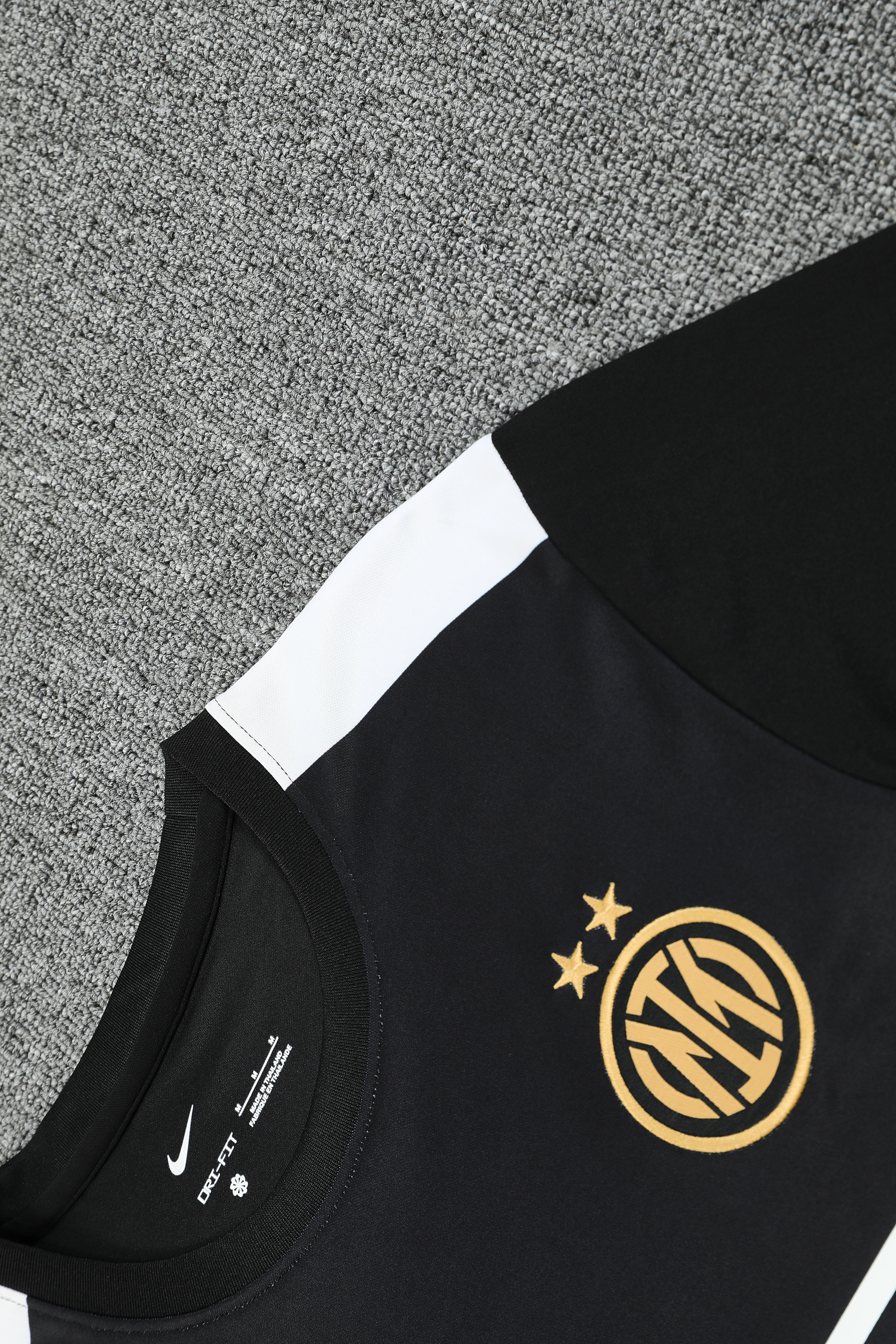 Short Sleeves Inter Milan Training Suit Black
