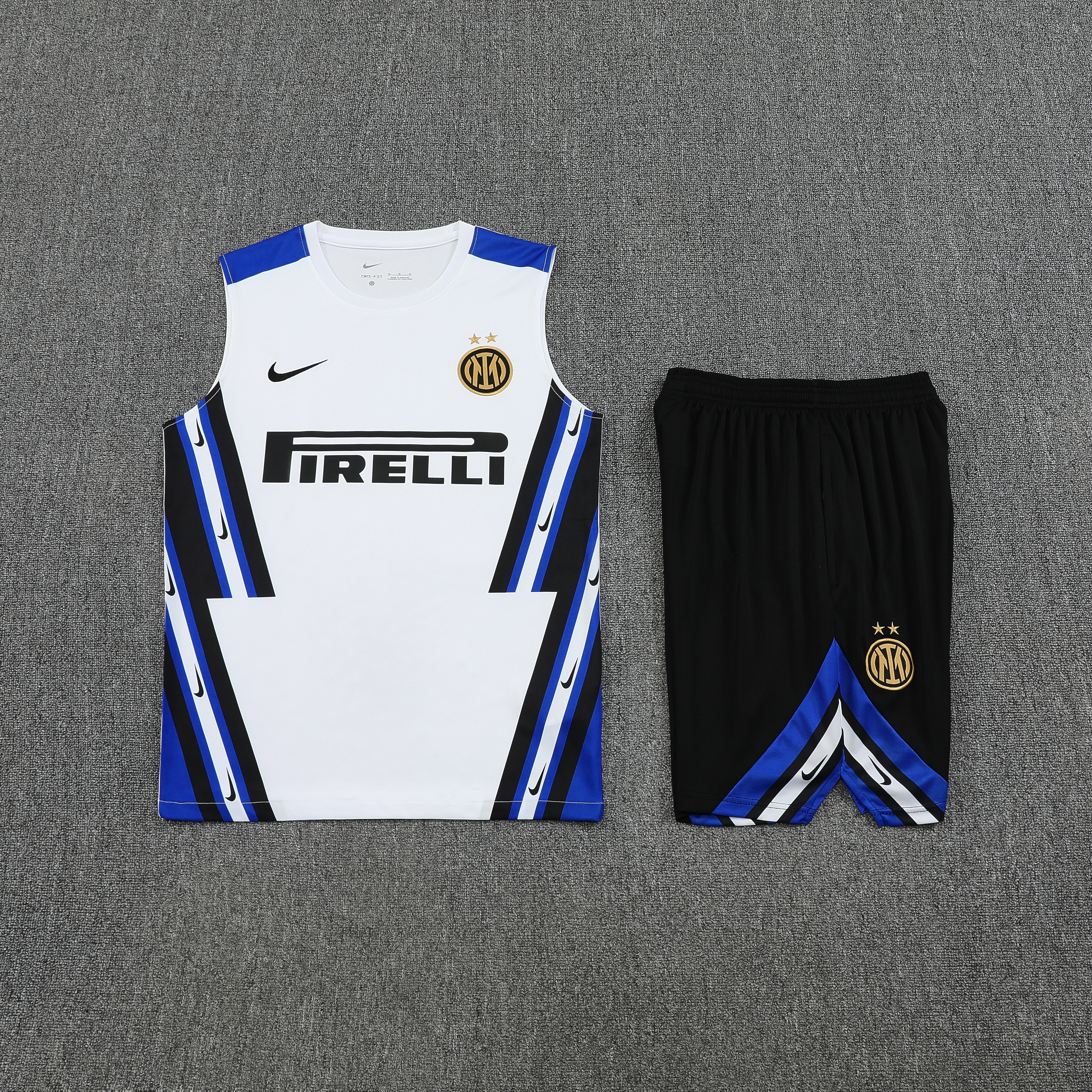 Sleeveless Inter Milan Training Suit White