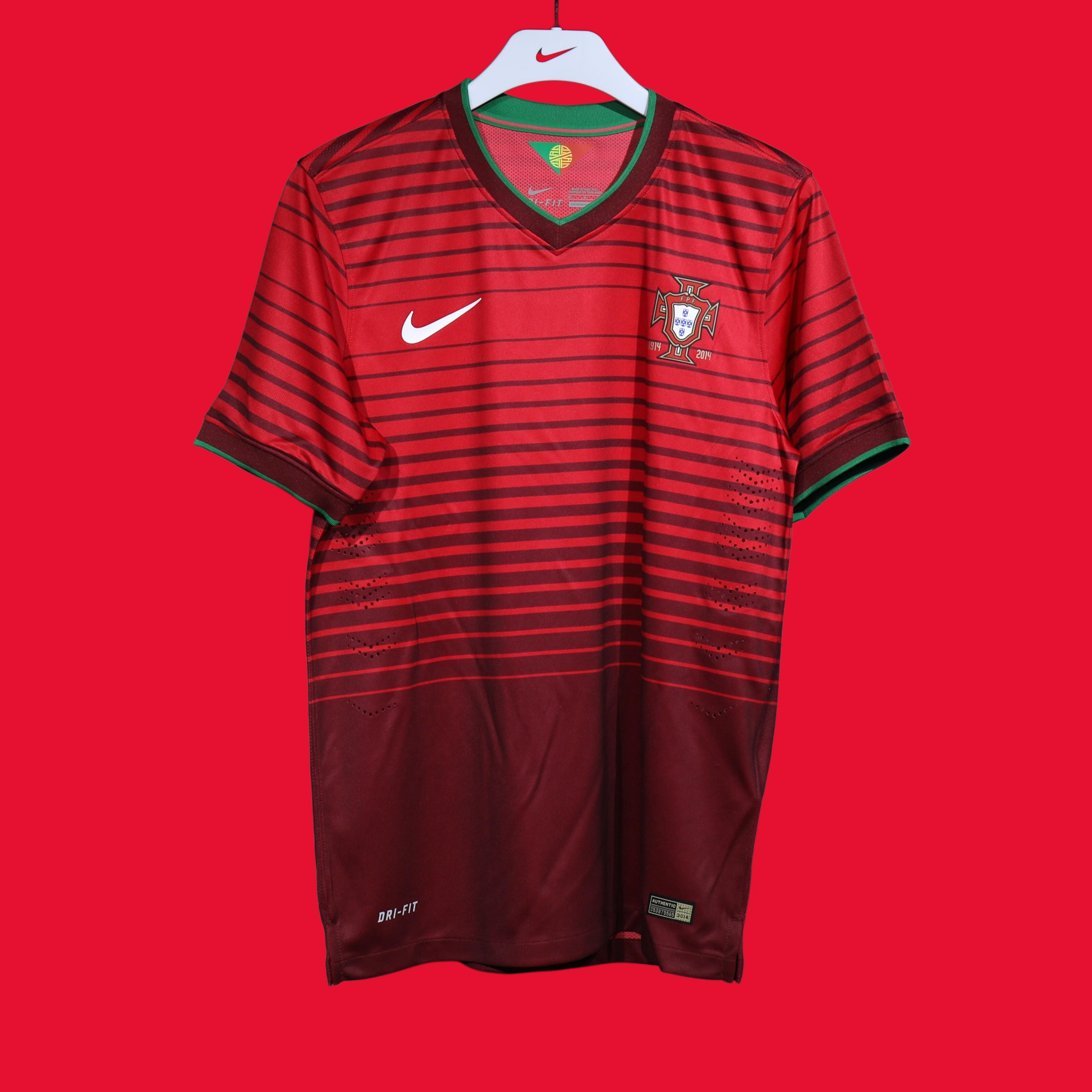 Player Version Retro 2014 Portugal Home S-3XL