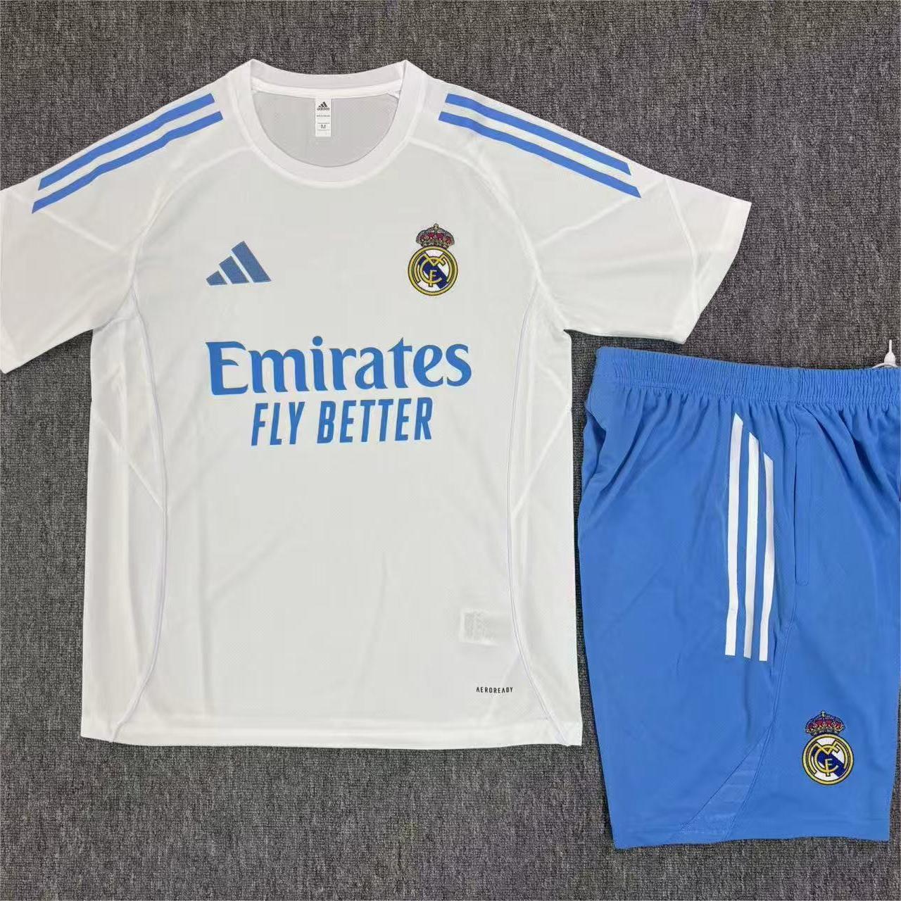 Adult/ Kids Real Madrid Short Sleeves Training suit 801