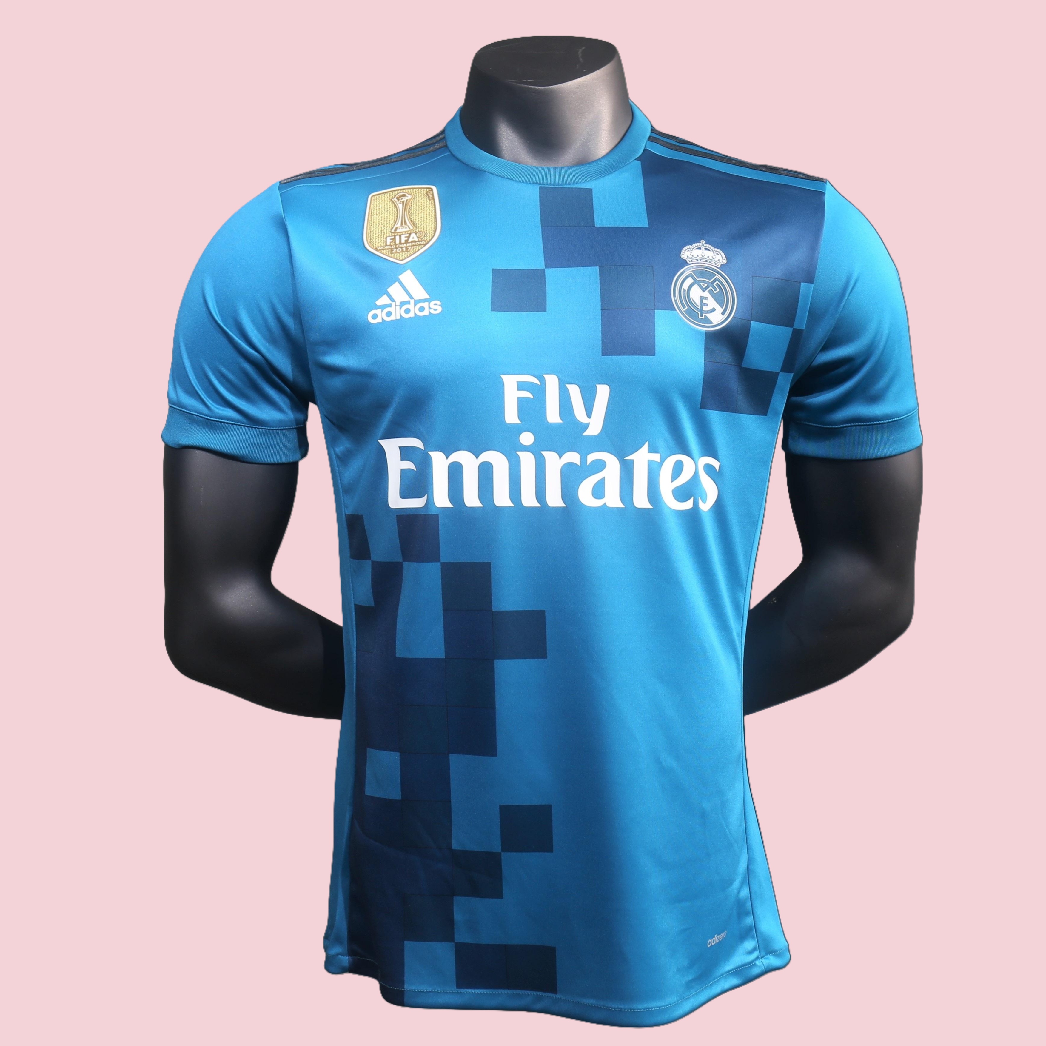 Player Version Retro Real Madrid 17/18 Third S-3XL