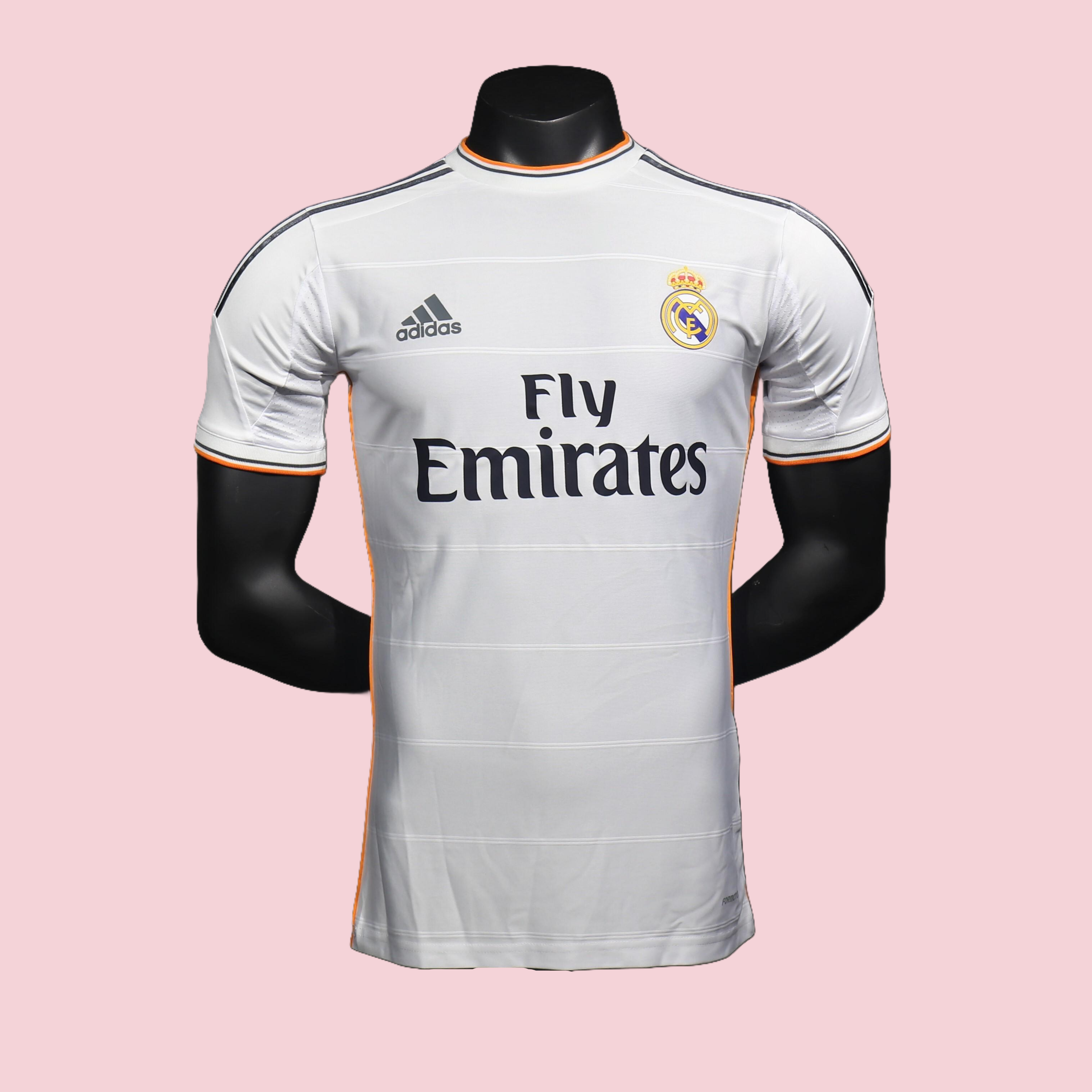 Player Version Retro Real Madrid 13/14 Home S-3XL