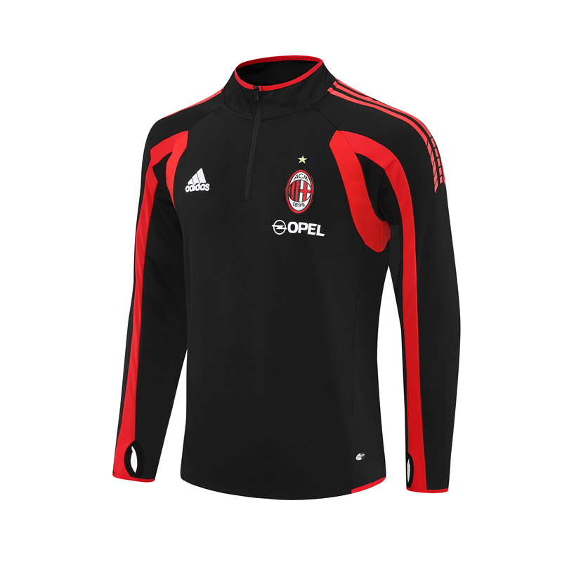 AC Milan 05/06 half zipper Training Black