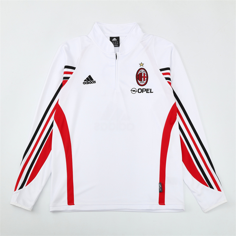 AC Milan 03/04 half zipper Training White