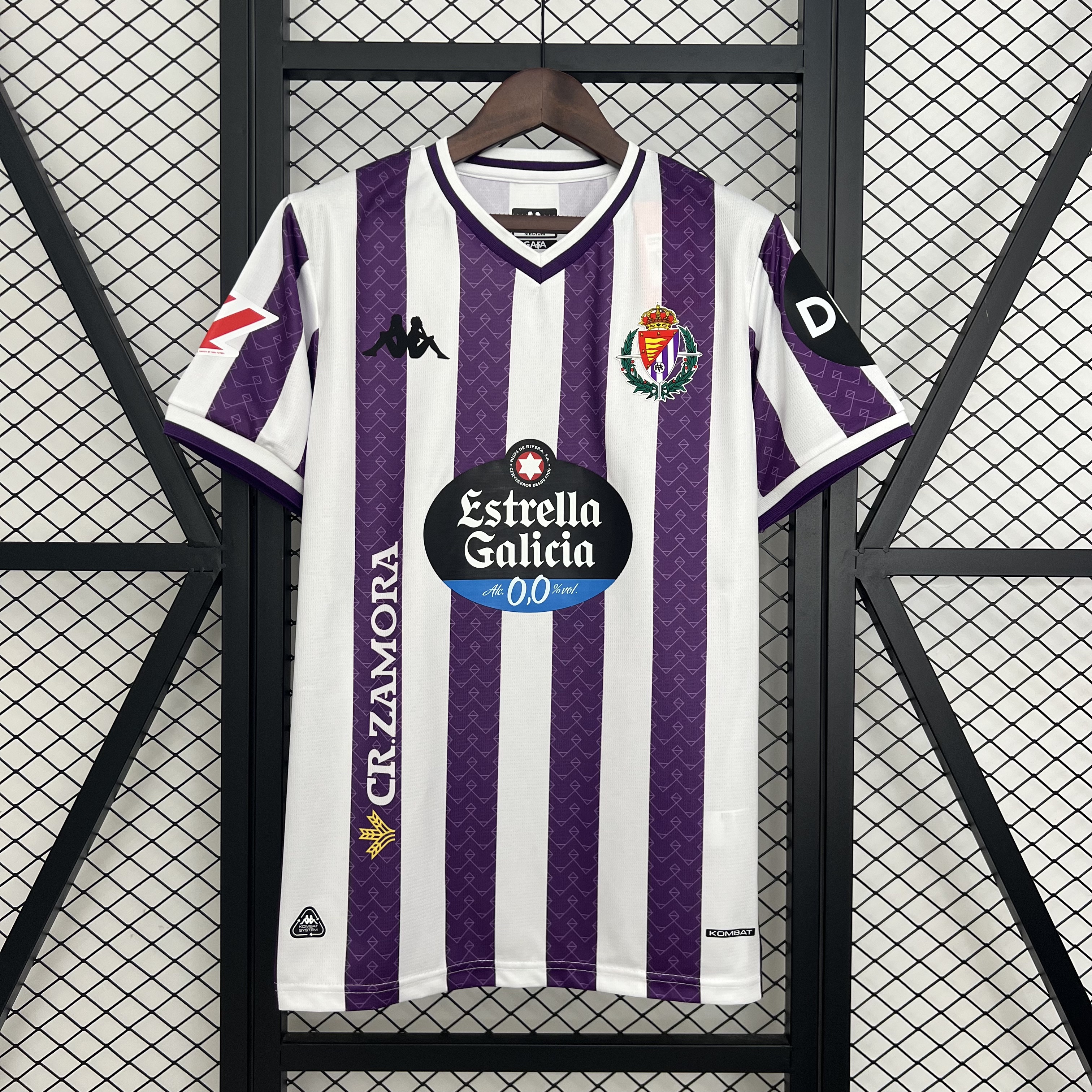 25/26 Real Valladolid Home with laliga patch S-4XL