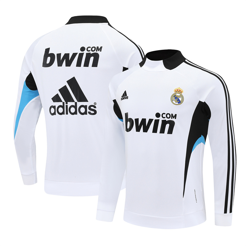 Real Madrid 08/09 half zipper Training White