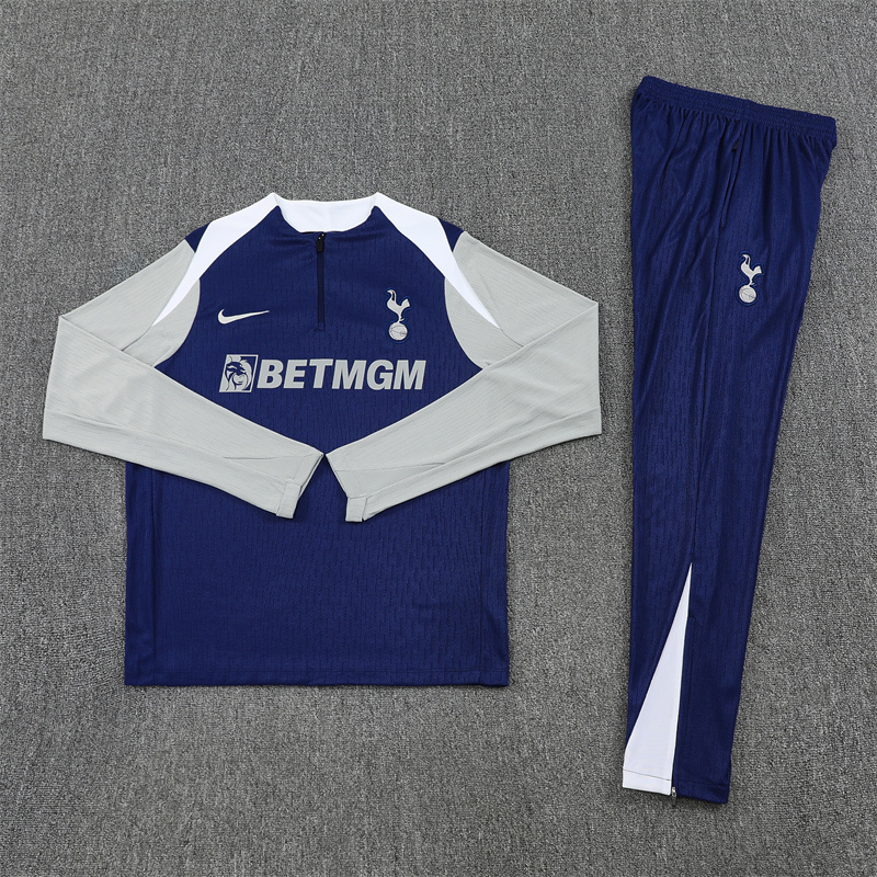 Tottenham Hotspur 25/26 half zipper Training Suit Blue 801