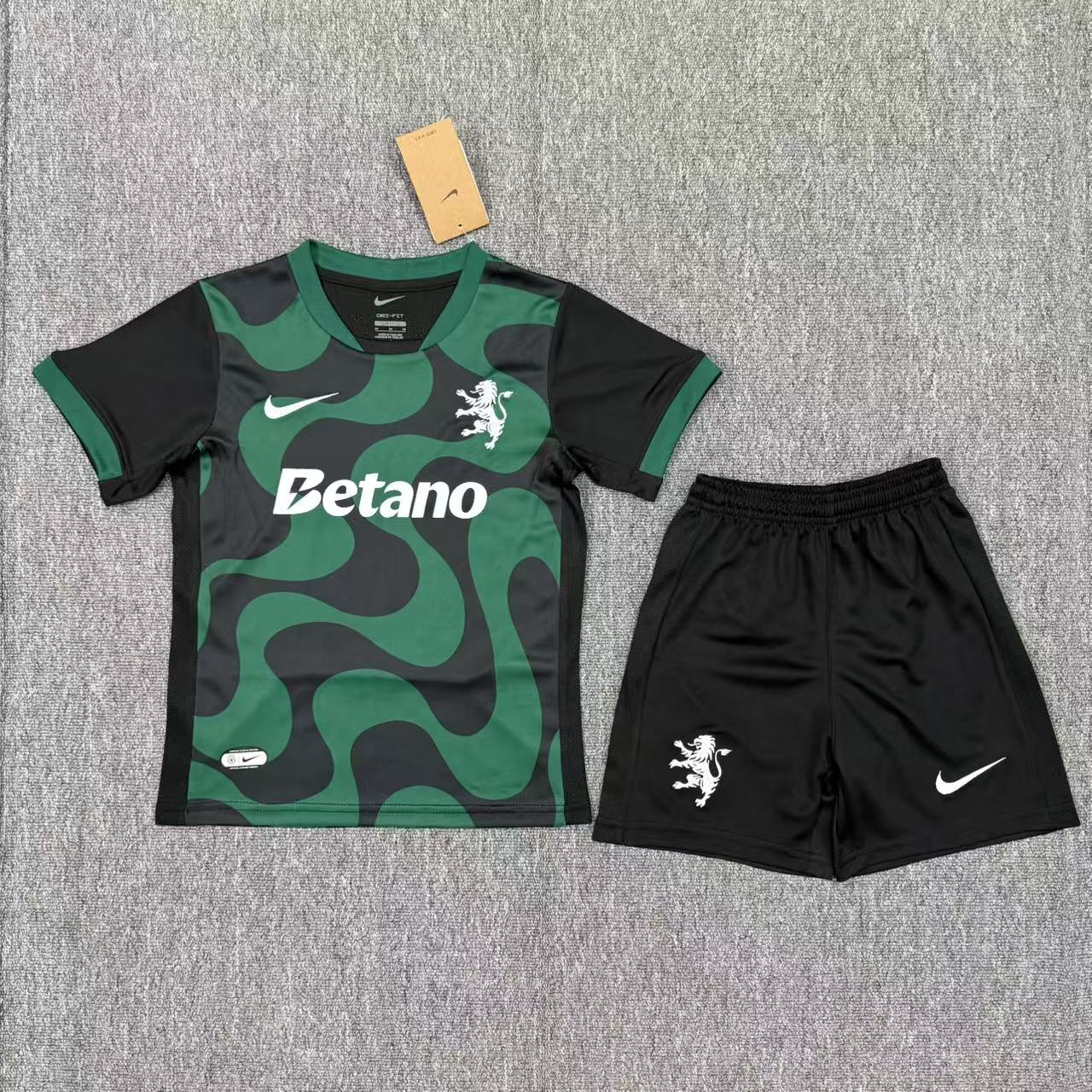 Kids Sporting Lisbon 25/26 Black Away 16-28