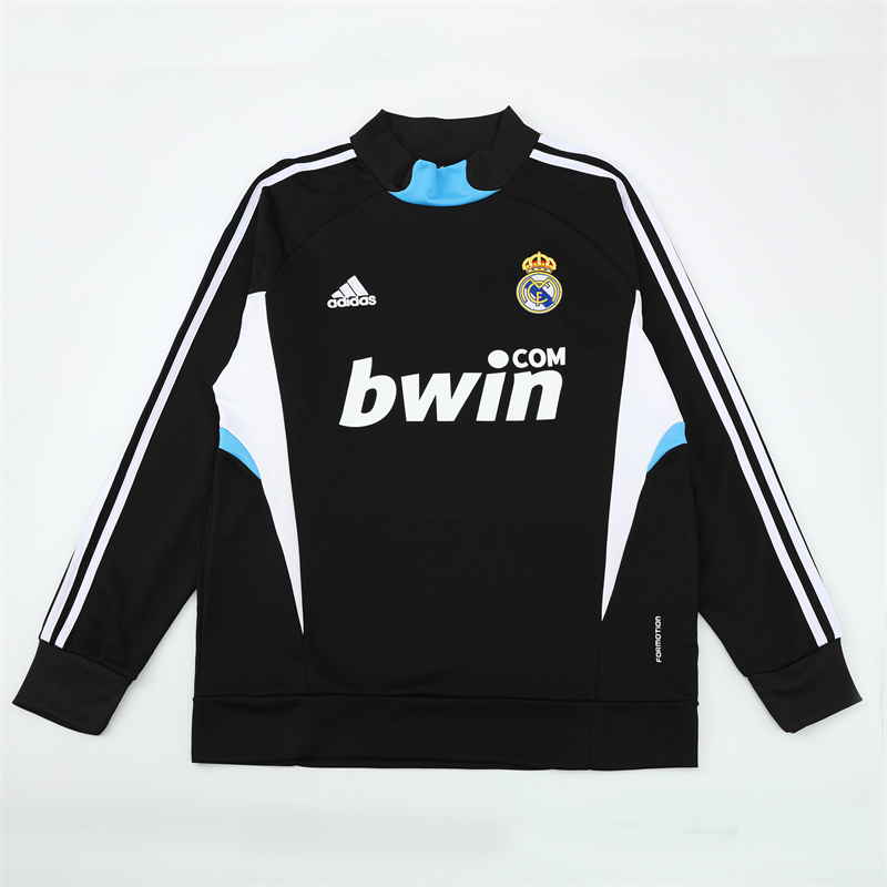 Real Madrid 08/09 half zipper Training Black