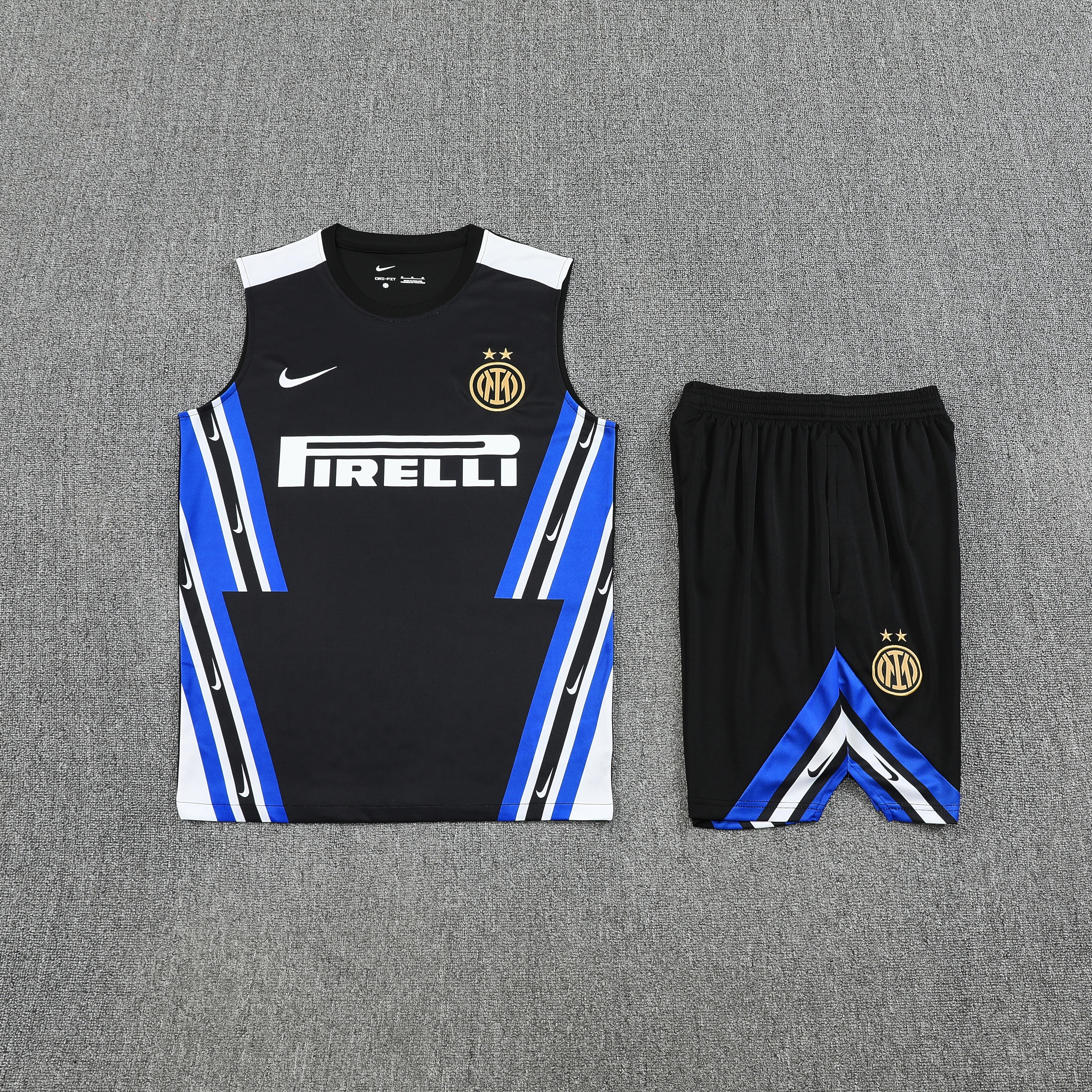Sleeveless Inter Milan Training Suit Black