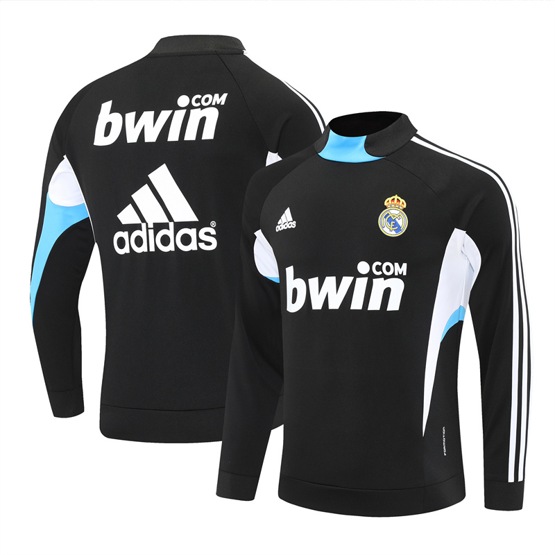 Real Madrid 08/09 half zipper Training Black