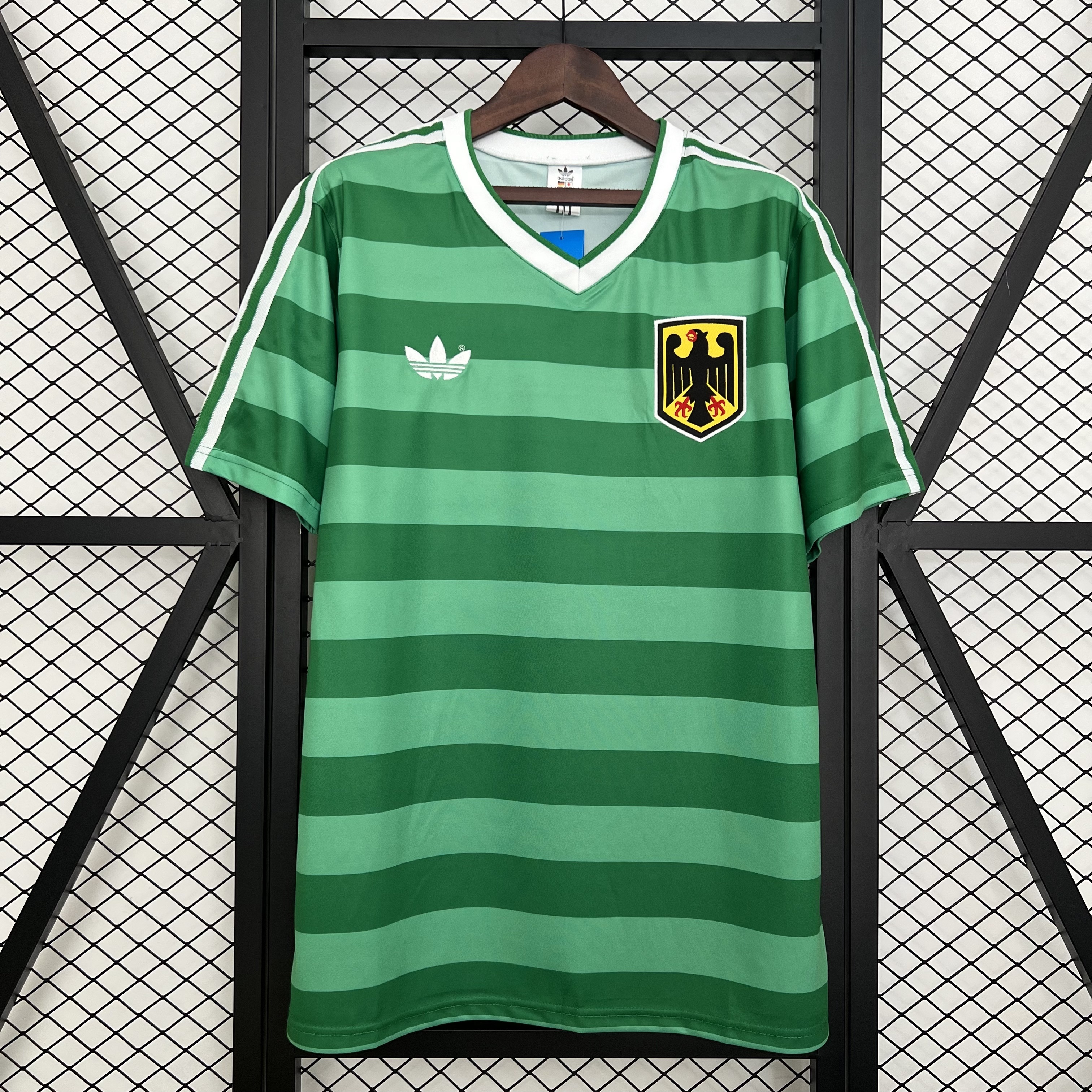 Retro Germany 1984 Away Green S-XXL
